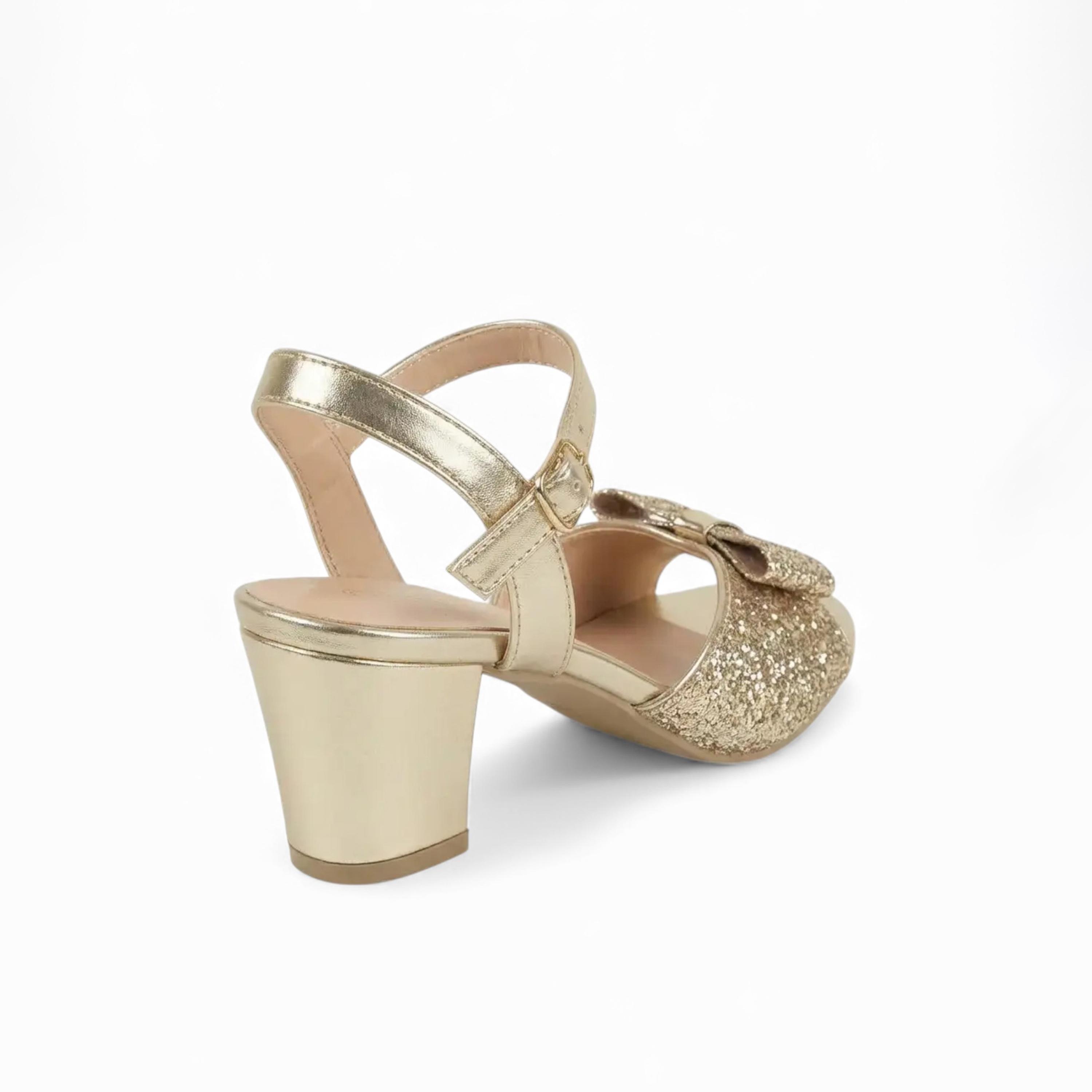 Geoomnii Girls Buckle Melinea Heel Sandals | CLD0326-51-GOLD-girls-shoes-sandals-image-5