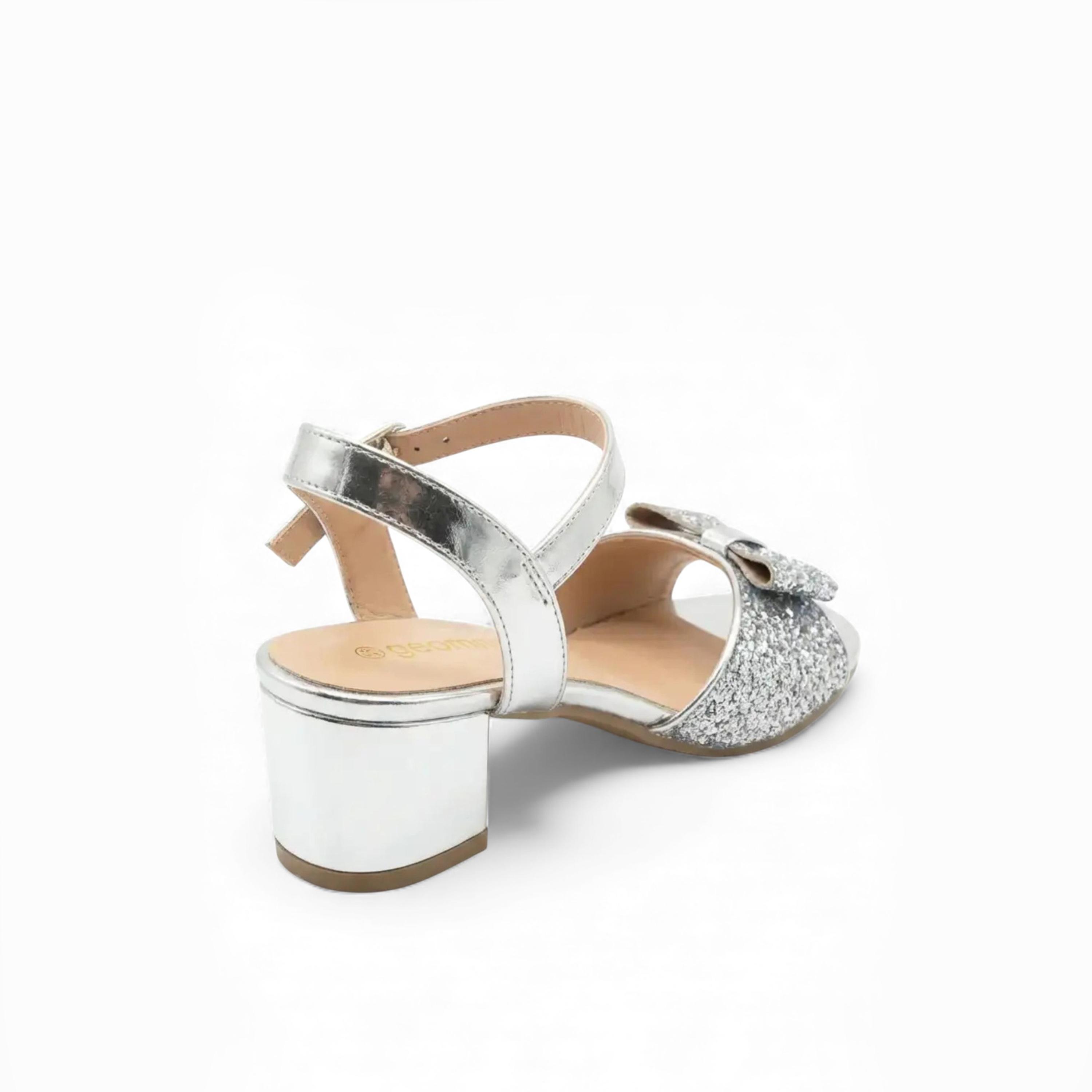 Geoomnii Girls Buckle Mearieam Heel Sandals | CLD0326-51-SILVER-girls-shoes-sandals-image-5