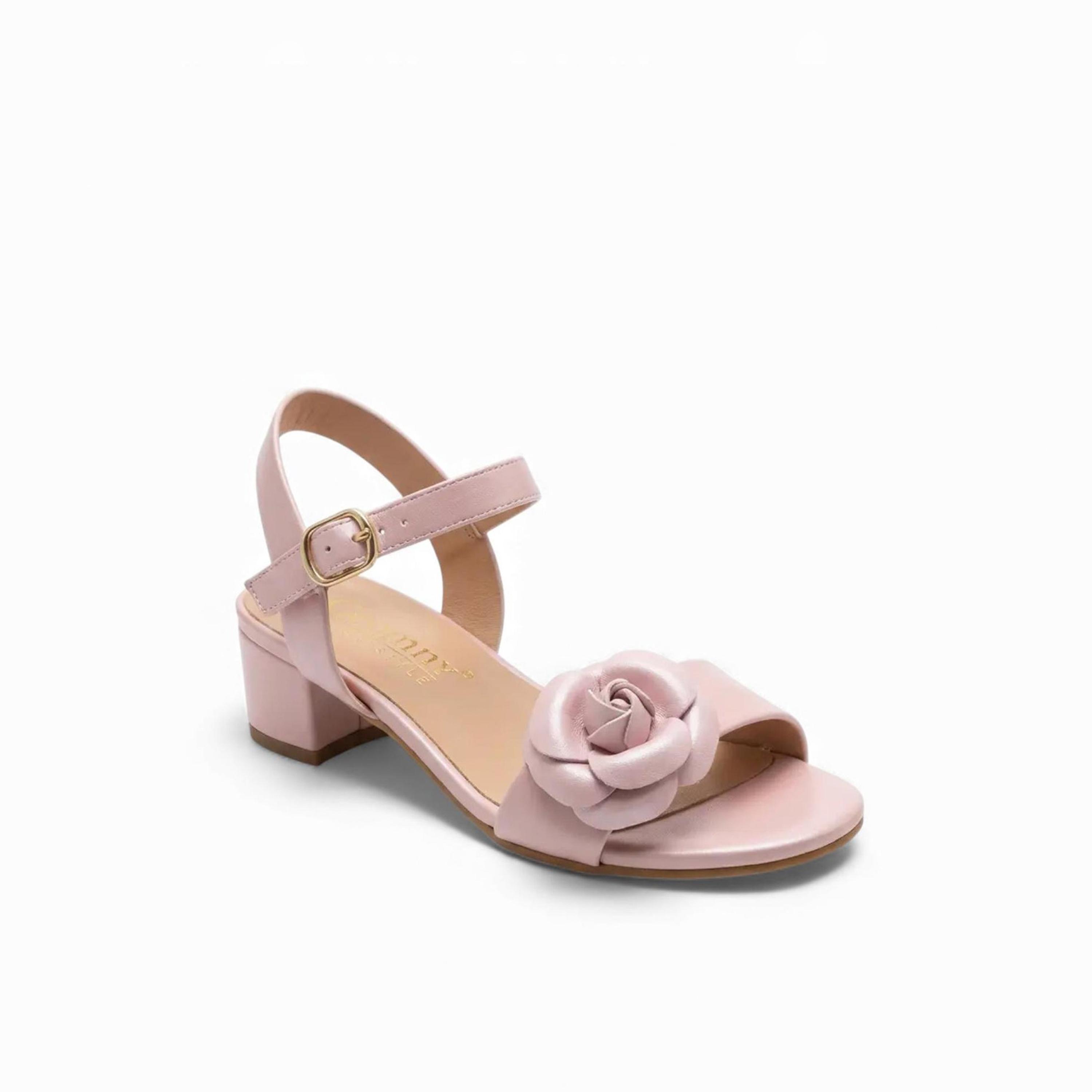 Geoomnii Girls Buckle Mearieannea Heel Sandals | CLD0326-52-PINK-girls-shoes-sandals-image-1