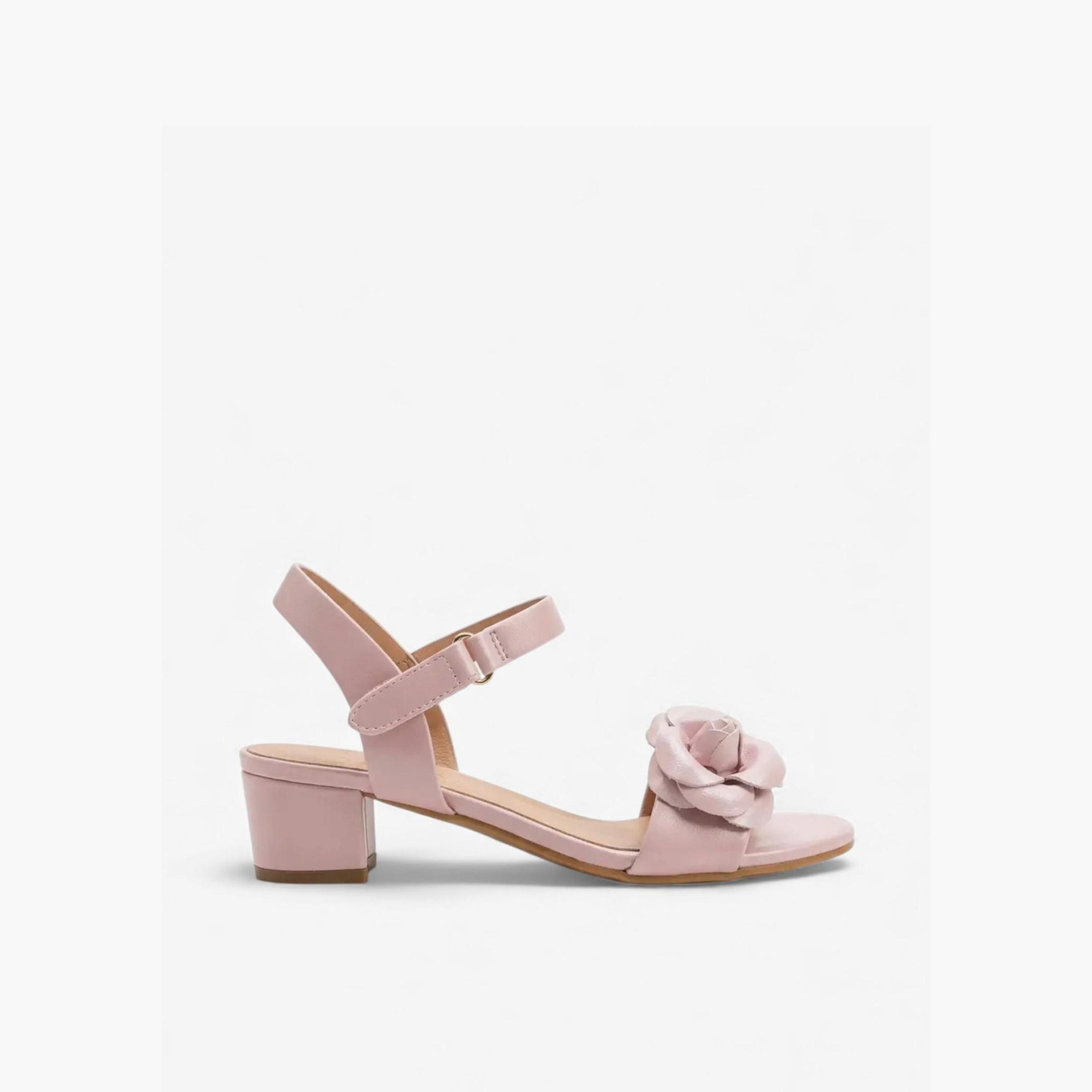 Geoomnii Girls Buckle Mearieannea Heel Sandals | CLD0326-52-PINK-girls-shoes-sandals-image-4