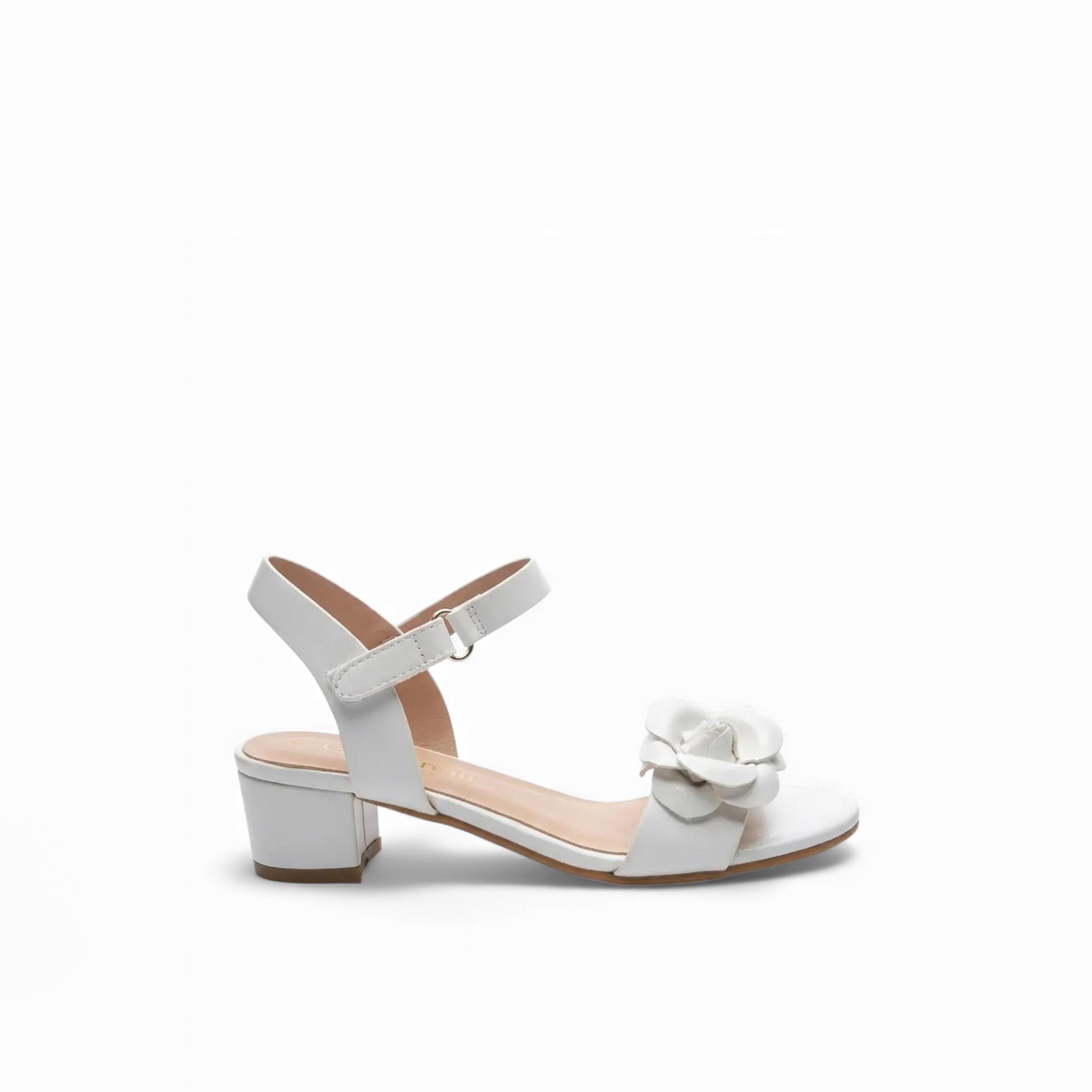 جيومني - صندل ميسي بكعب عالٍ ومشبك وحلقة للبنات | CLD0326-52-WHITE-girls-shoes-sandals-image-4