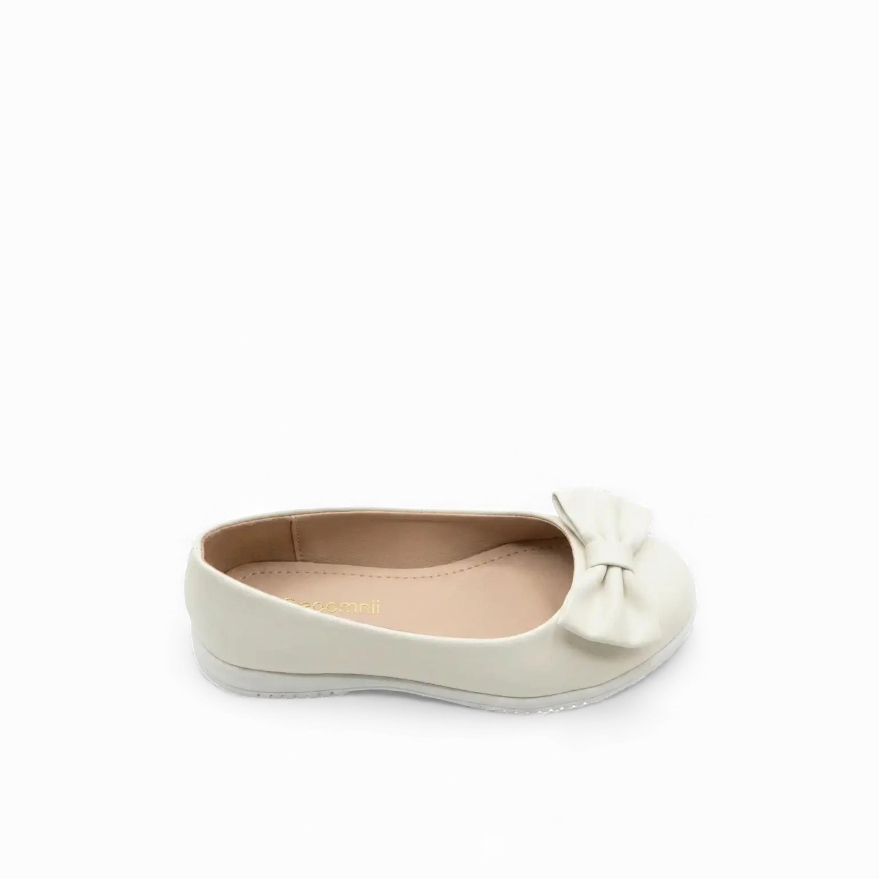 جيومني - حذاء باليرينا روشيل سهل الارتداء مقدمة دائرية للبنات | CLD0911-7-WHITE-girls-shoes-ballerinas-image-4