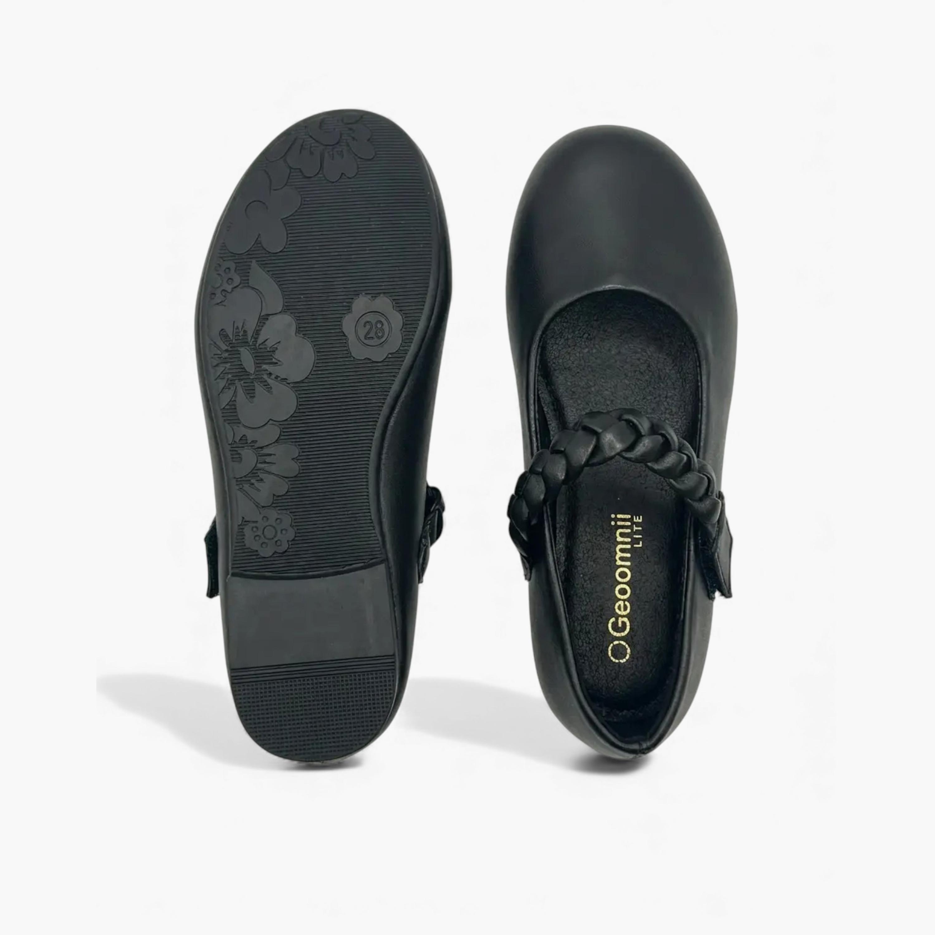 جيومني - حذاء ماري جين روكسان مشبك وحلقة للبنات | CLD919-5-BLACK-girls-shoes-ballerinas-image-3