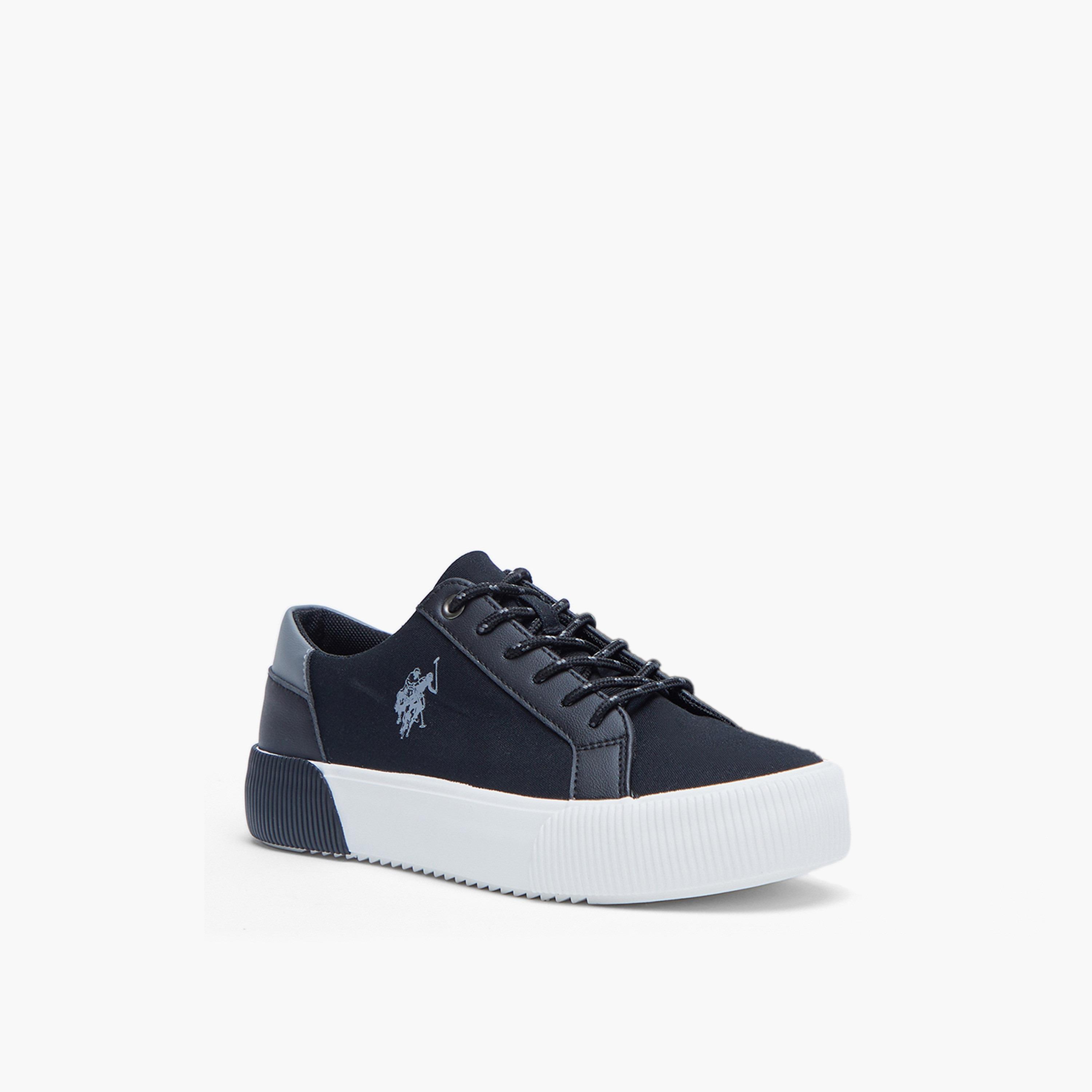 U.S. Polo Assn Women's Lace-Up Low Ankle Sneakers | CLINT-GLB-5FX-women-shoes-sneakers-image-1