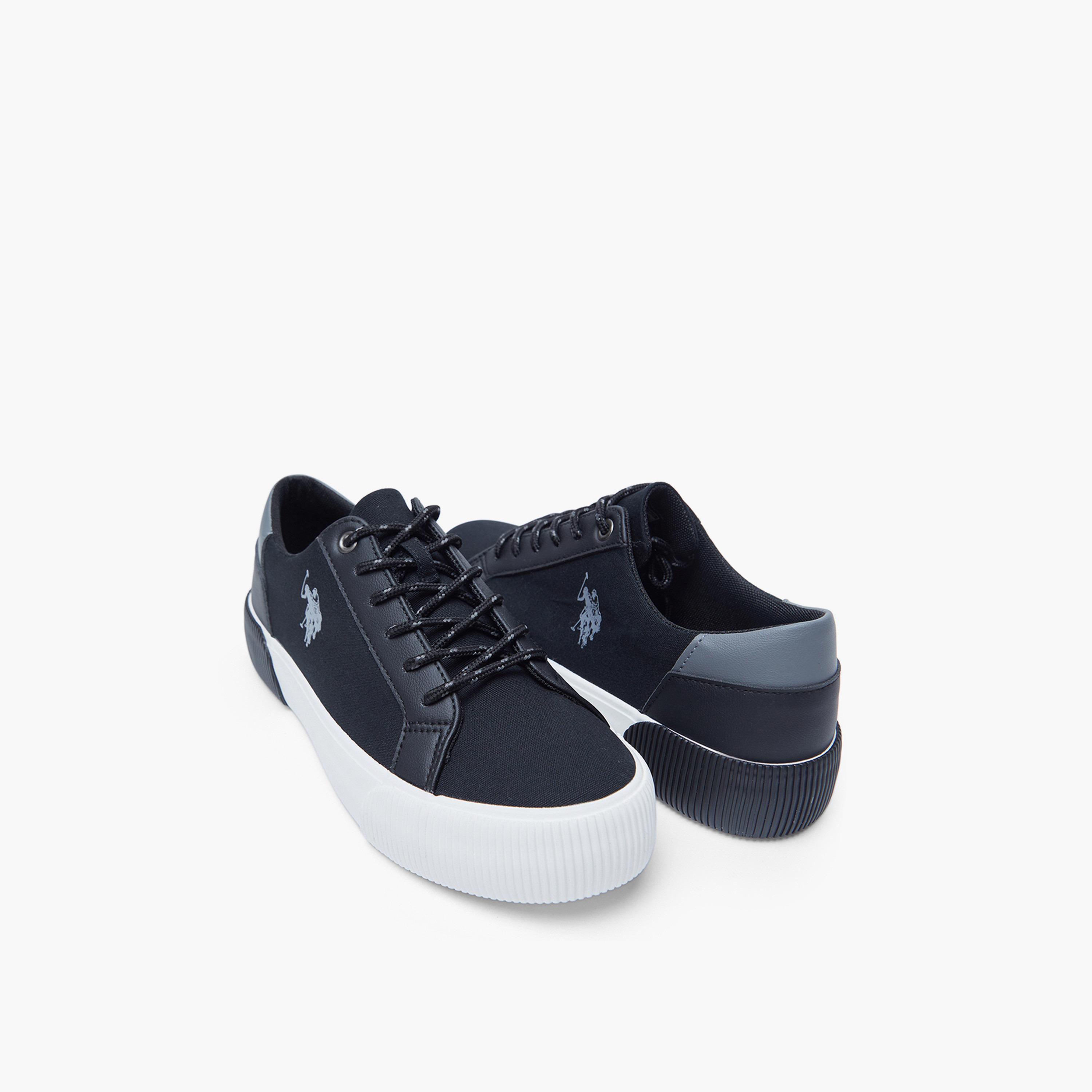 U.S. Polo Assn Women's Lace-Up Low Ankle Sneakers | CLINT-GLB-5FX-women-shoes-sneakers-image-2