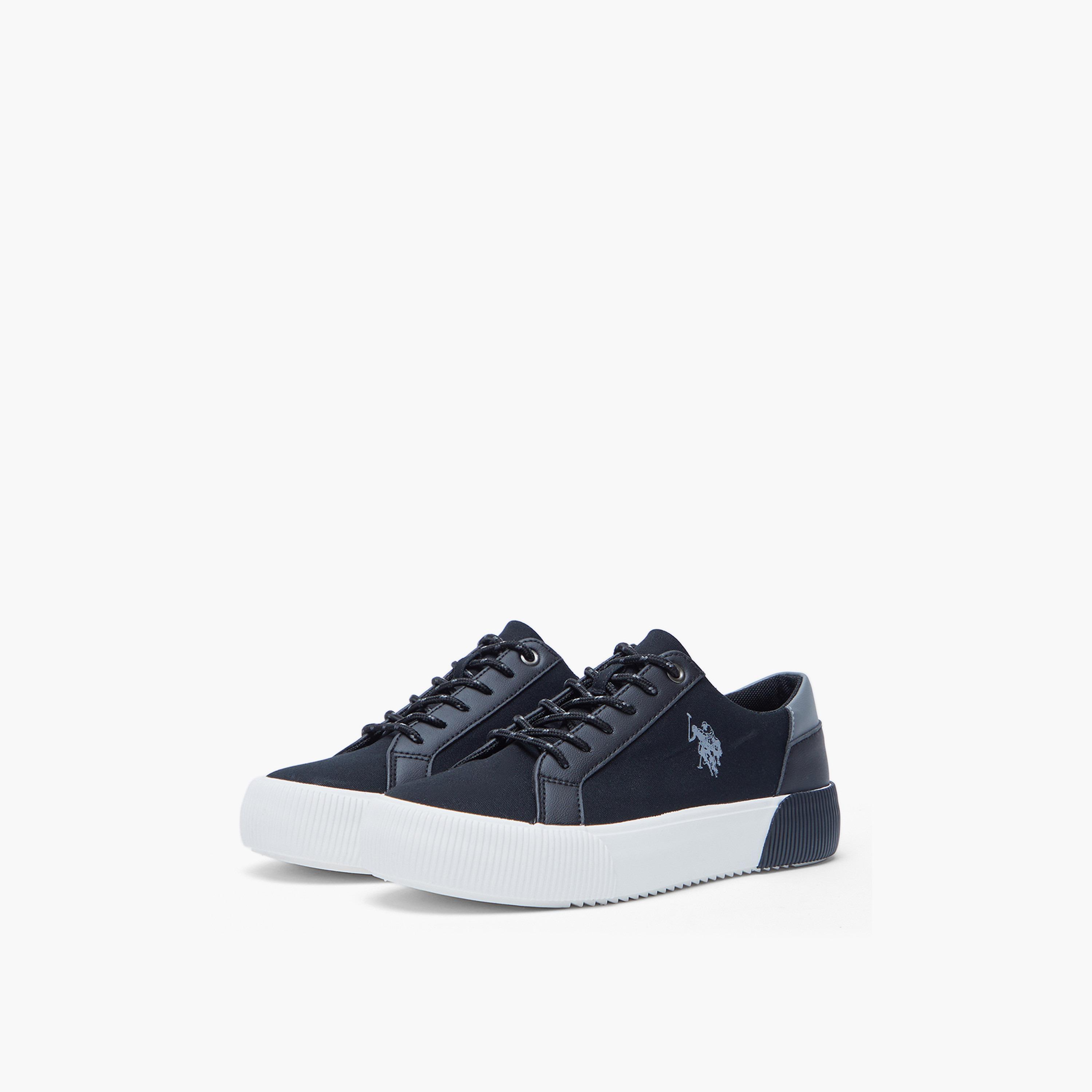 U.S. Polo Assn Women's Lace-Up Low Ankle Sneakers | CLINT-GLB-5FX-women-shoes-sneakers-image-4