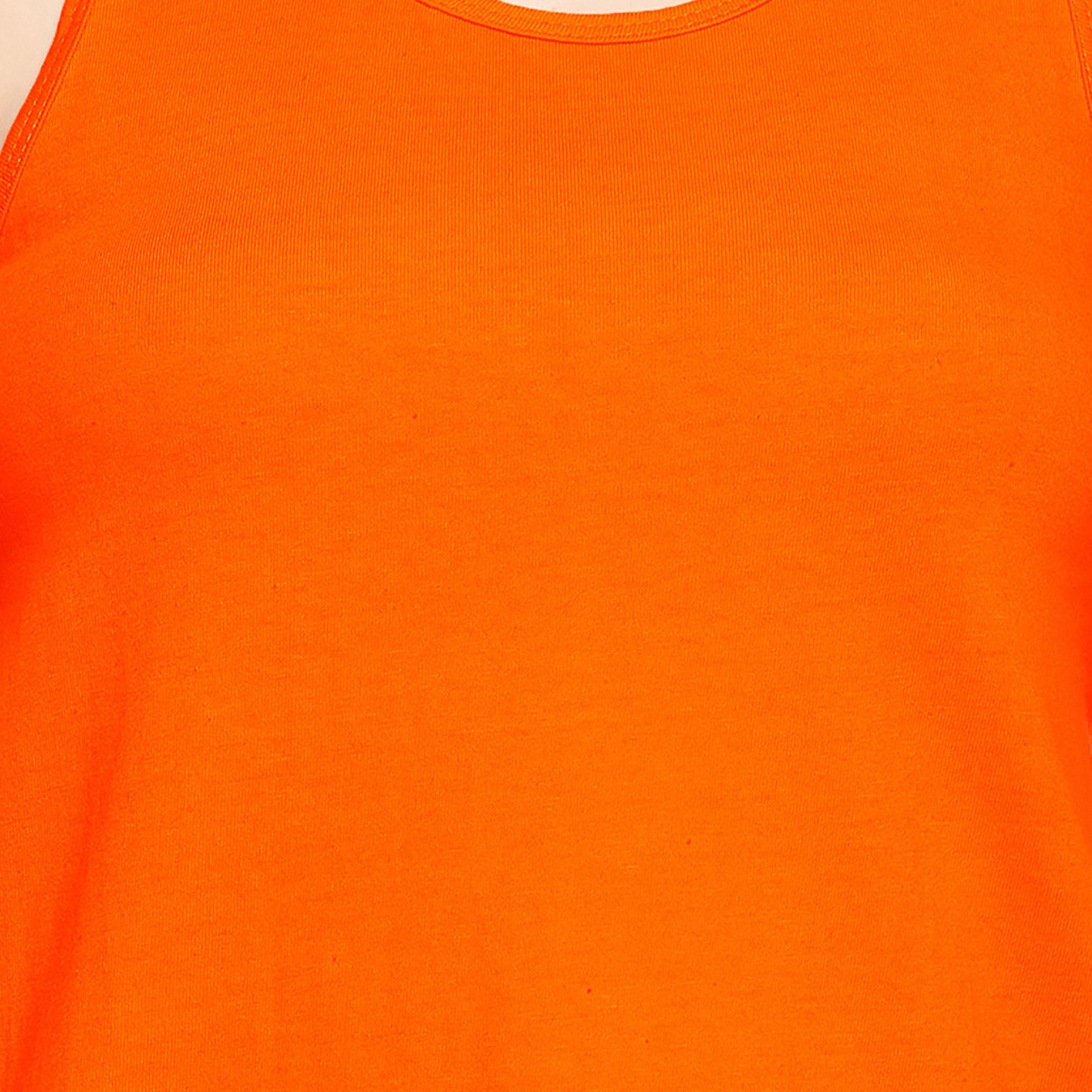 بلوزة قصيرة نسائية من القطن مع ريسرباك باللون البرتقالي من كلوفيا-women-clothing-lingerie-camisoles-image-6