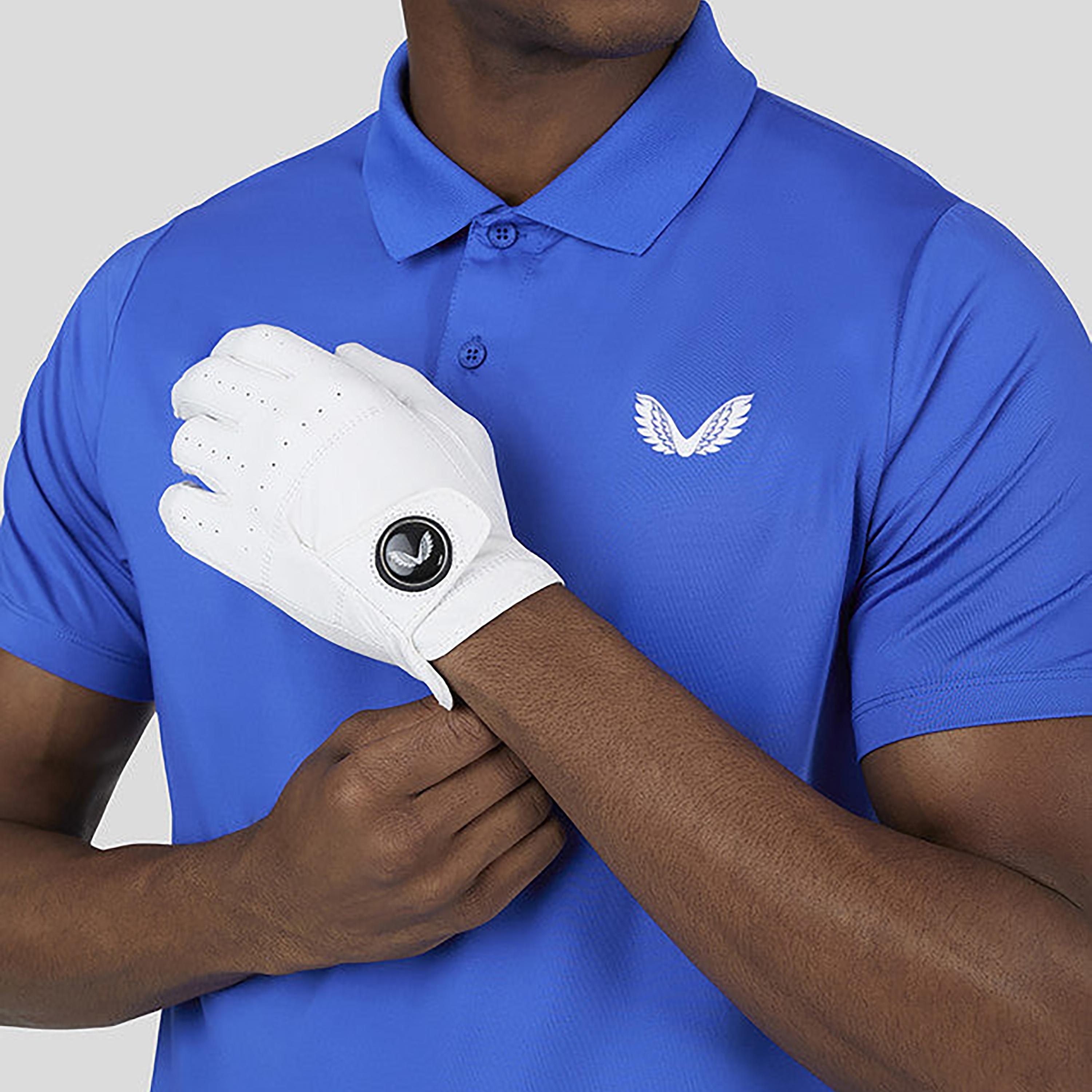 Castore Men's Collar Neck Short Sleeves Breathable Polo T-Shirt - Navy-men-clothing-sportswearandactivewear-tshirtsandpolos-image-4