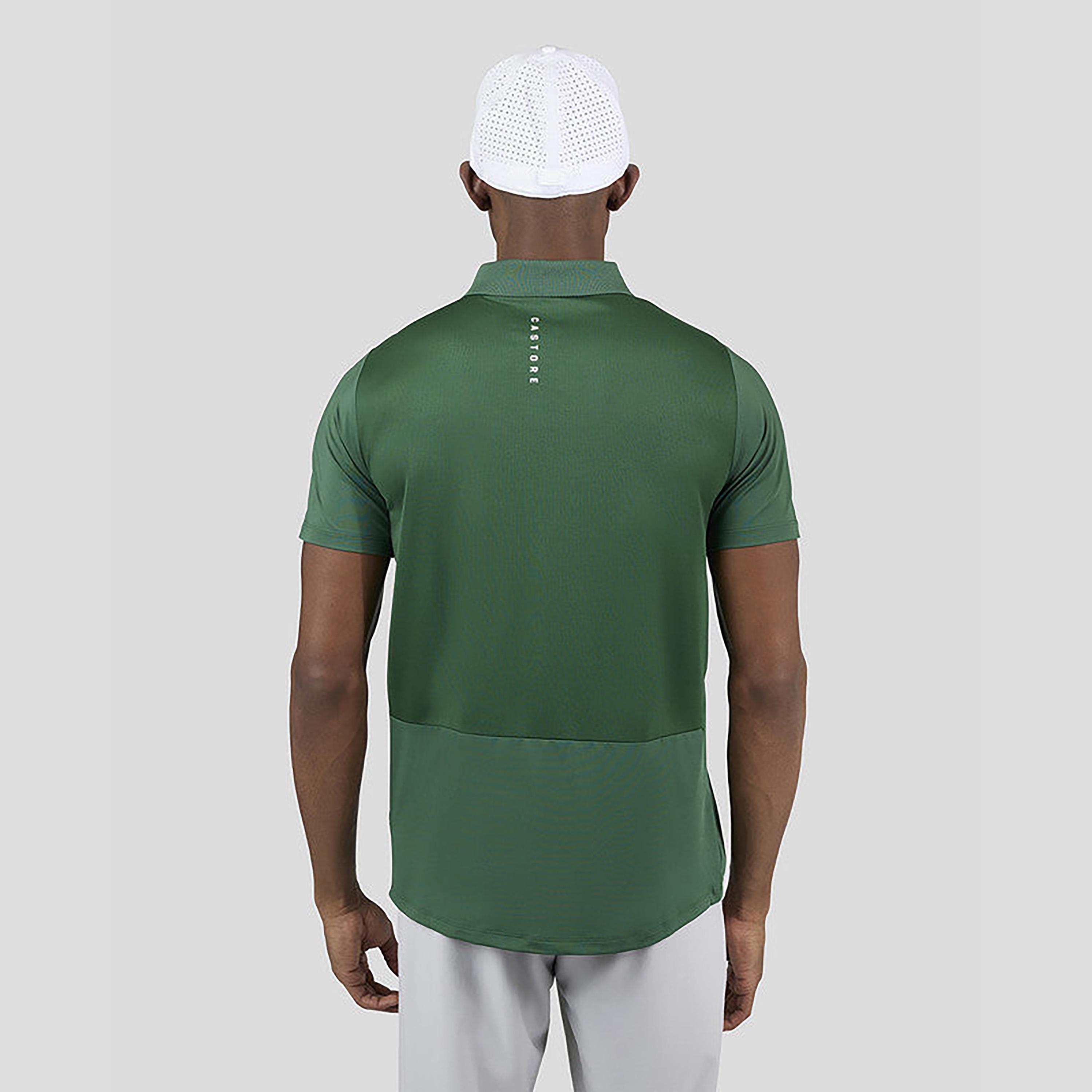 قميص بولو قابل للتنفس بياقة رجال من كاستوري- أخضر-men-clothing-sportswearandactivewear-tshirtsandpolos-image-2