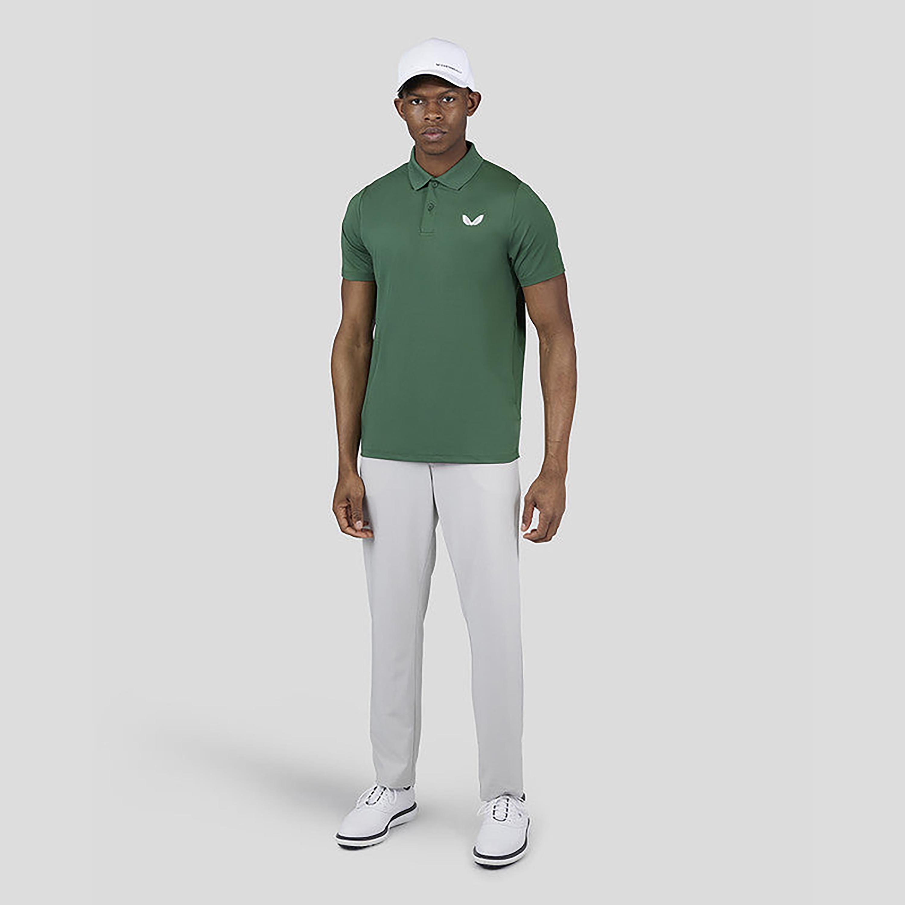 قميص بولو قابل للتنفس بياقة رجال من كاستوري- أخضر-men-clothing-sportswearandactivewear-tshirtsandpolos-image-3
