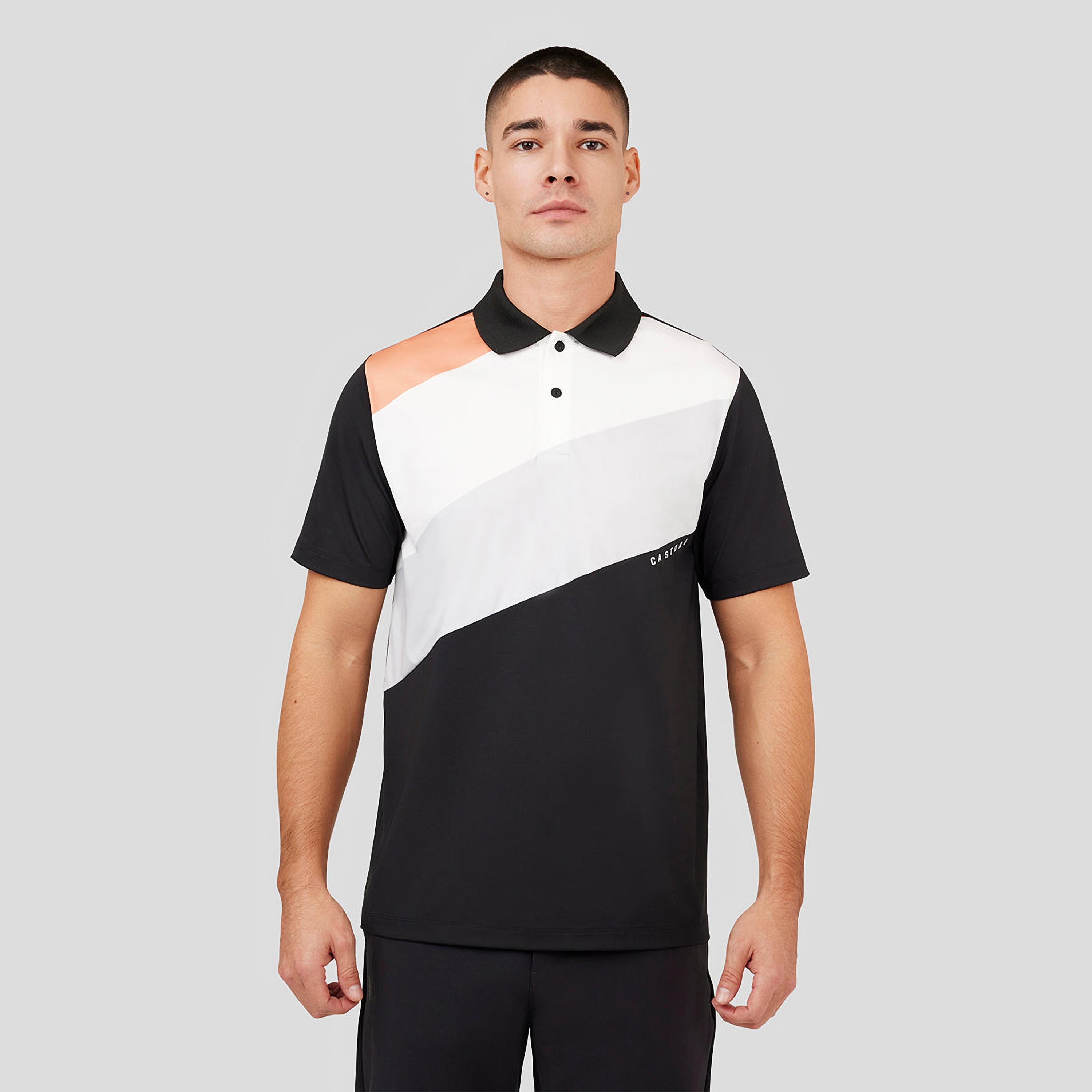 Castore Men's Color Block Collared Short Sleeves Polo T-Shirt-men-clothing-sportswearandactivewear-tshirtsandpolos-image-1
