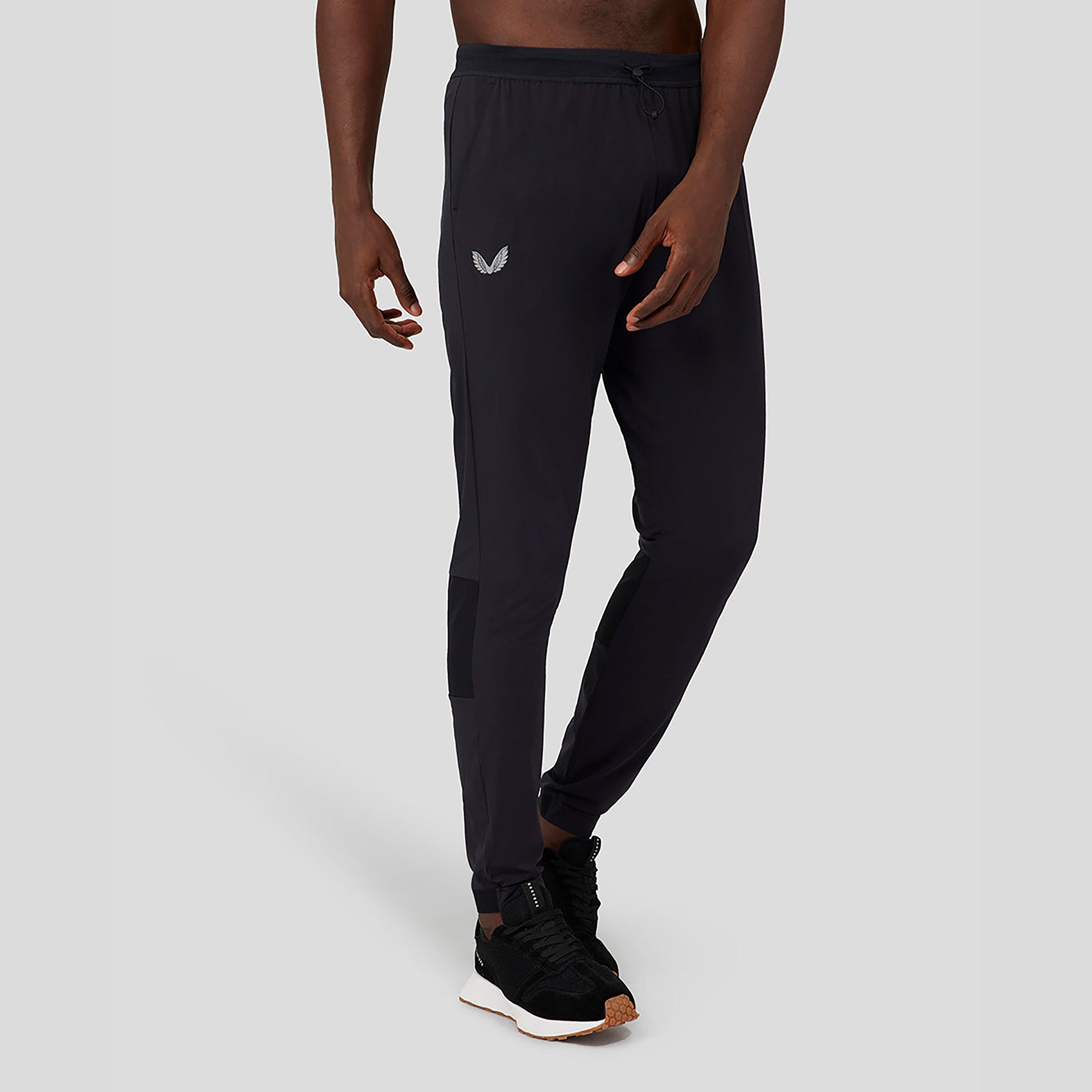 Castore Elasticated Waistband Men's Carbon Capsule Woven Jogger - Black-men-clothing-sportswearandactivewear-bottoms-image-1