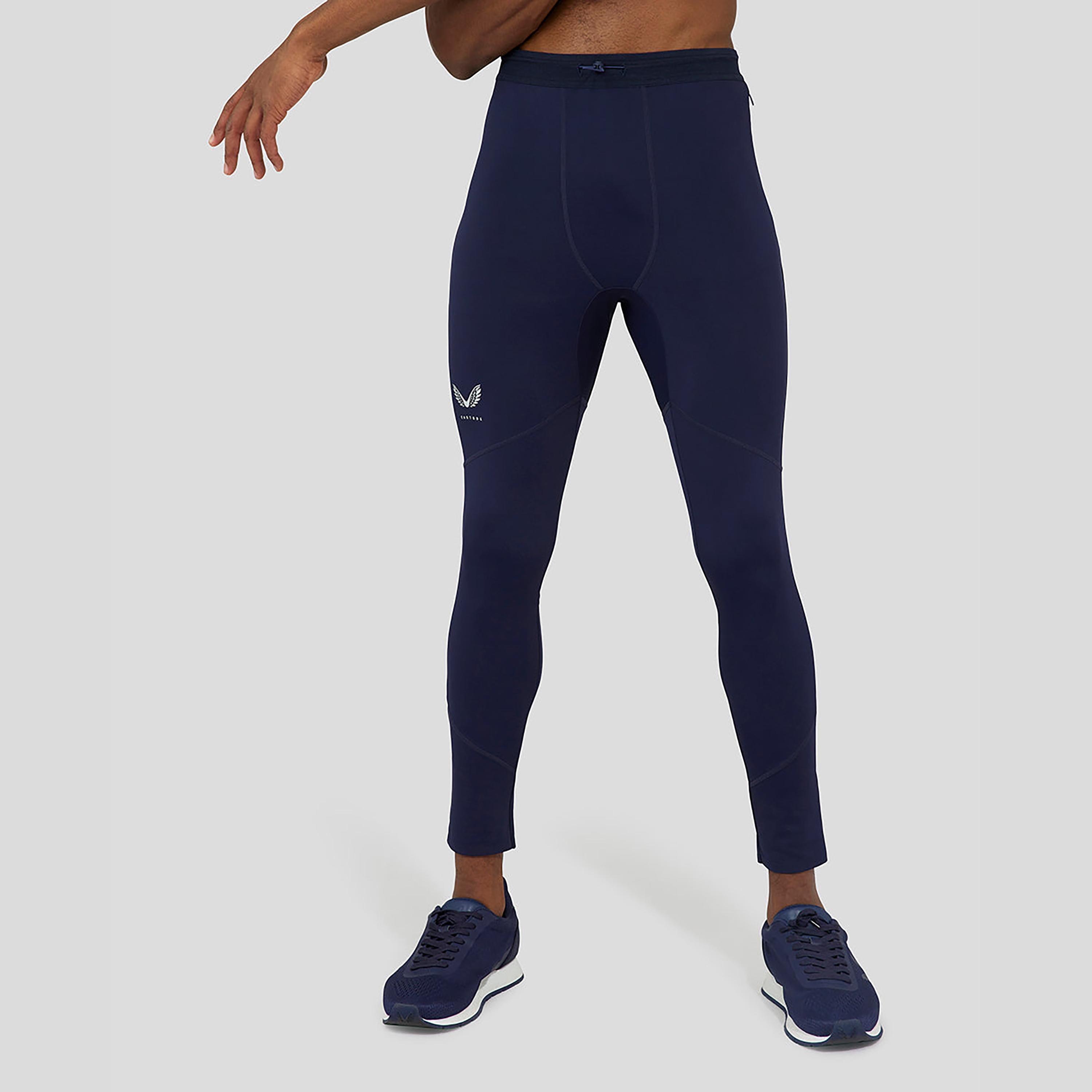 جوارب تدريبية من حزام الخصر المطاطي من كاستور - بحرية منتصف الليل-men-clothing-sportswearandactivewear-bottoms-image-1