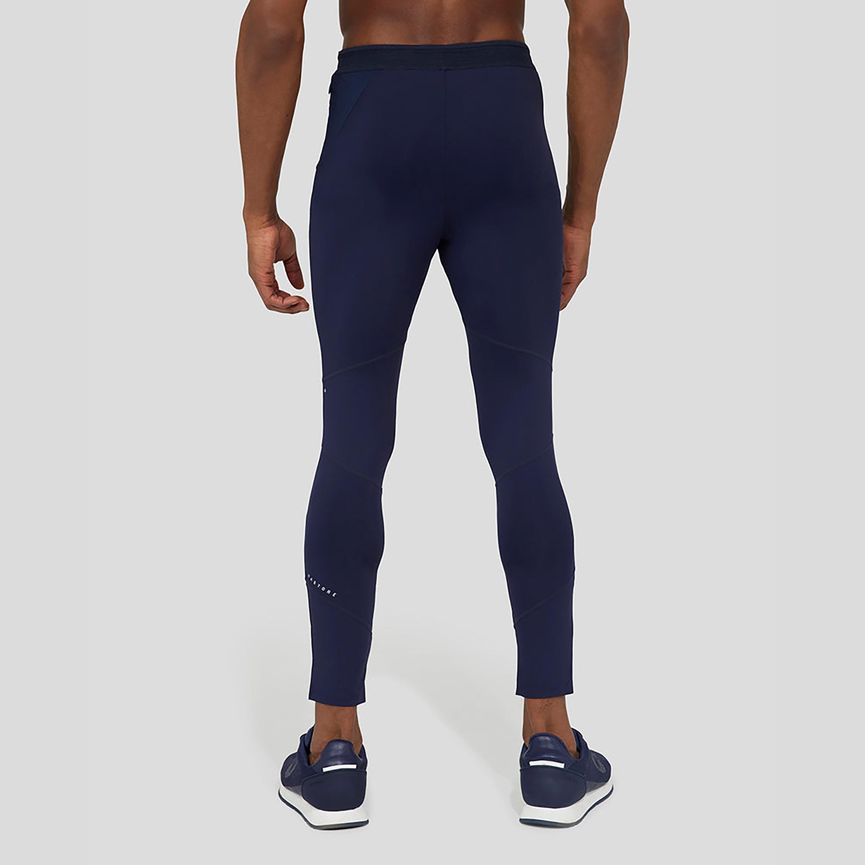 جوارب تدريبية من حزام الخصر المطاطي من كاستور - بحرية منتصف الليل-men-clothing-sportswearandactivewear-bottoms-image-2