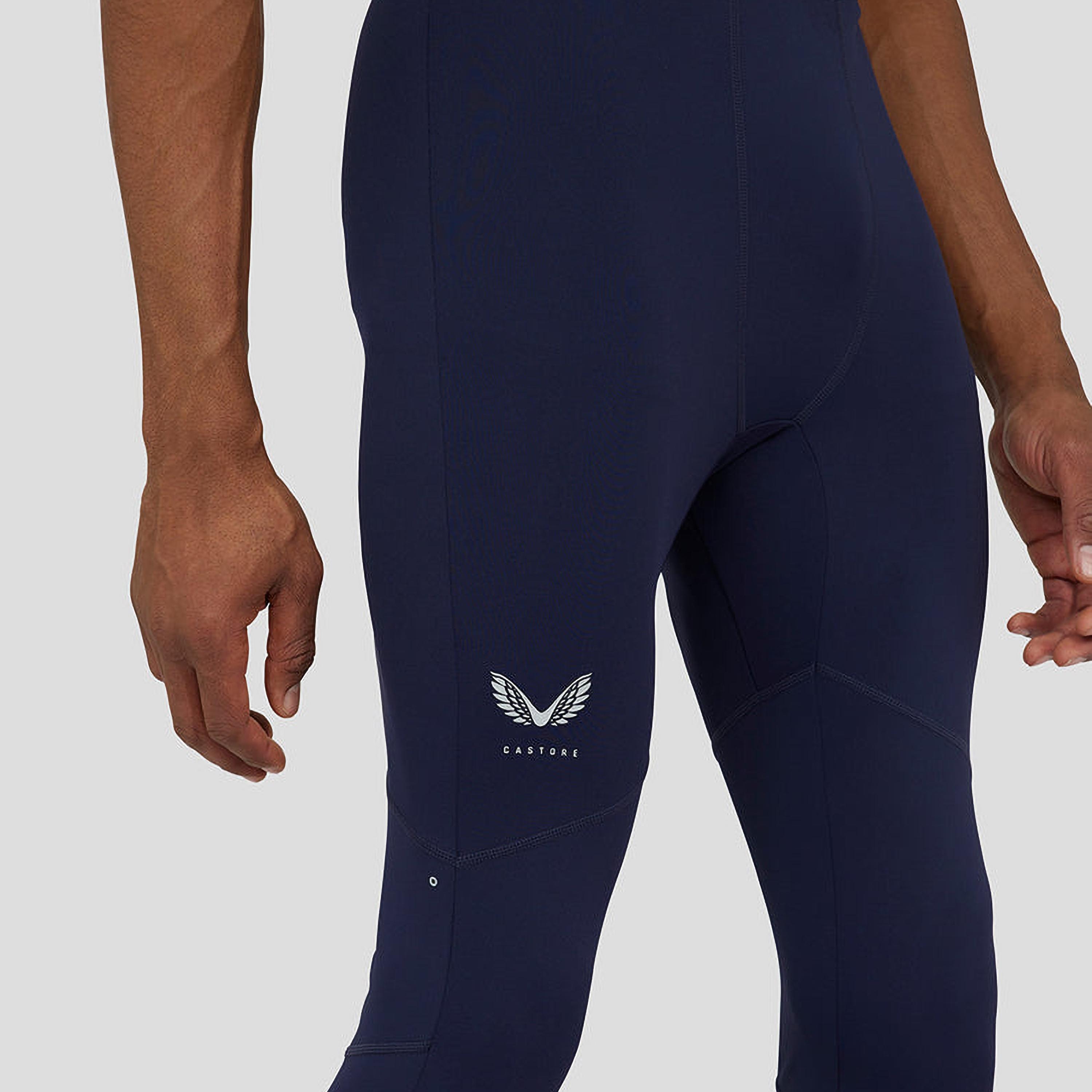 جوارب تدريبية من حزام الخصر المطاطي من كاستور - بحرية منتصف الليل-men-clothing-sportswearandactivewear-bottoms-image-3