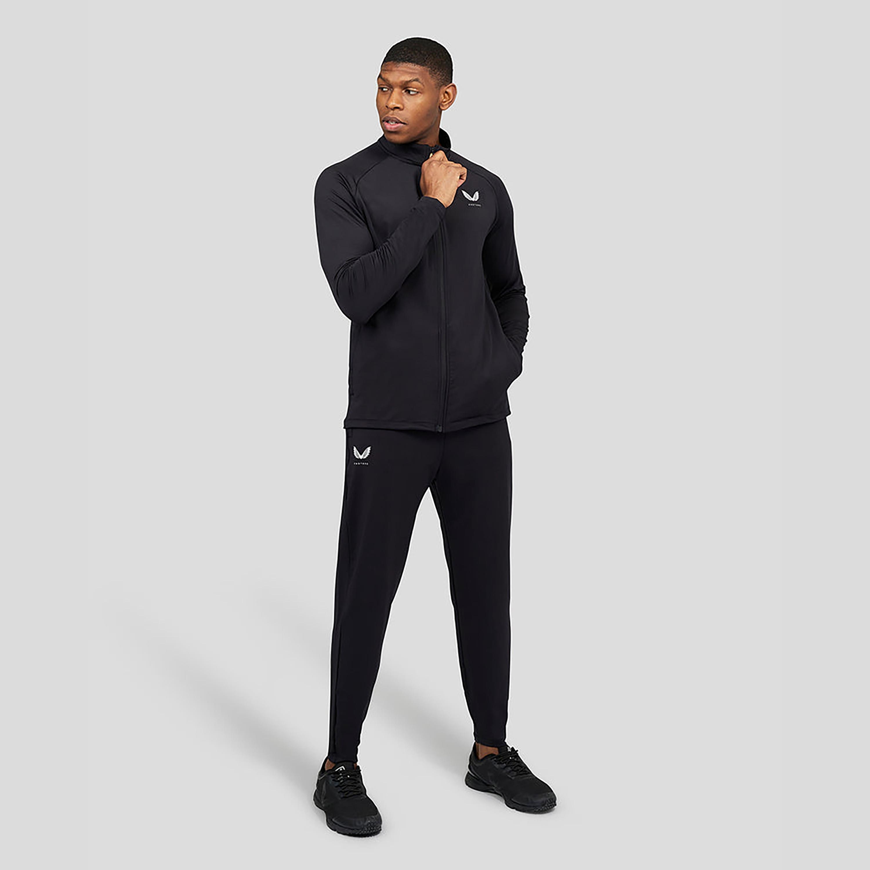 Castore Elasticated Waistband Men's Standard Tracksuit Trouser - Black-men-clothing-bottoms-joggers-image-4
