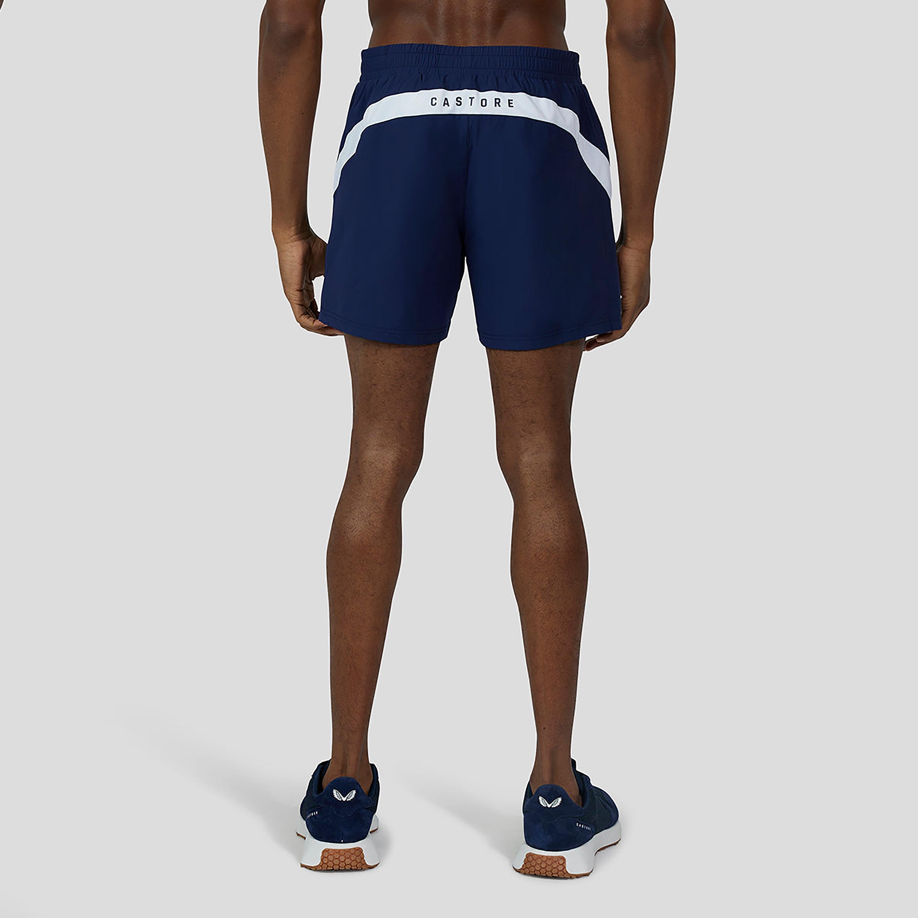 شورت أزرق داكن بحزام خصر مطاطي للرجال من Castore-men-clothing-bottoms-shorts-image-2