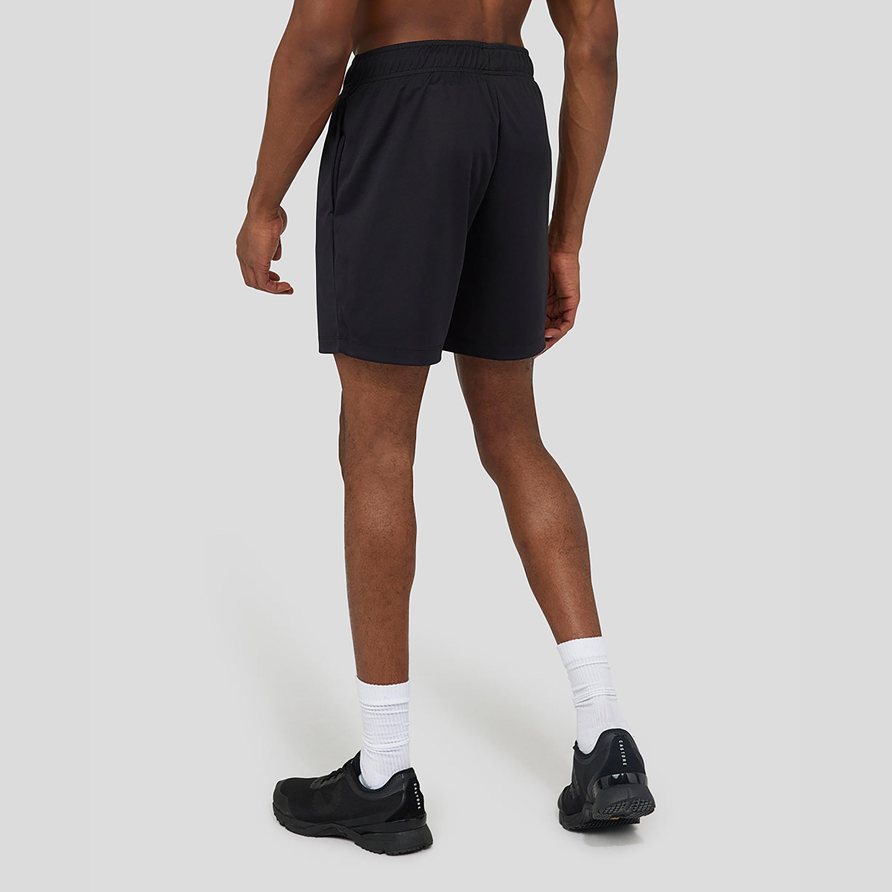 شورت كاستوري المطاطي للخصر للرجال بحجم 6 إنش - أسود-men-clothing-sportswearandactivewear-bottoms-image-2