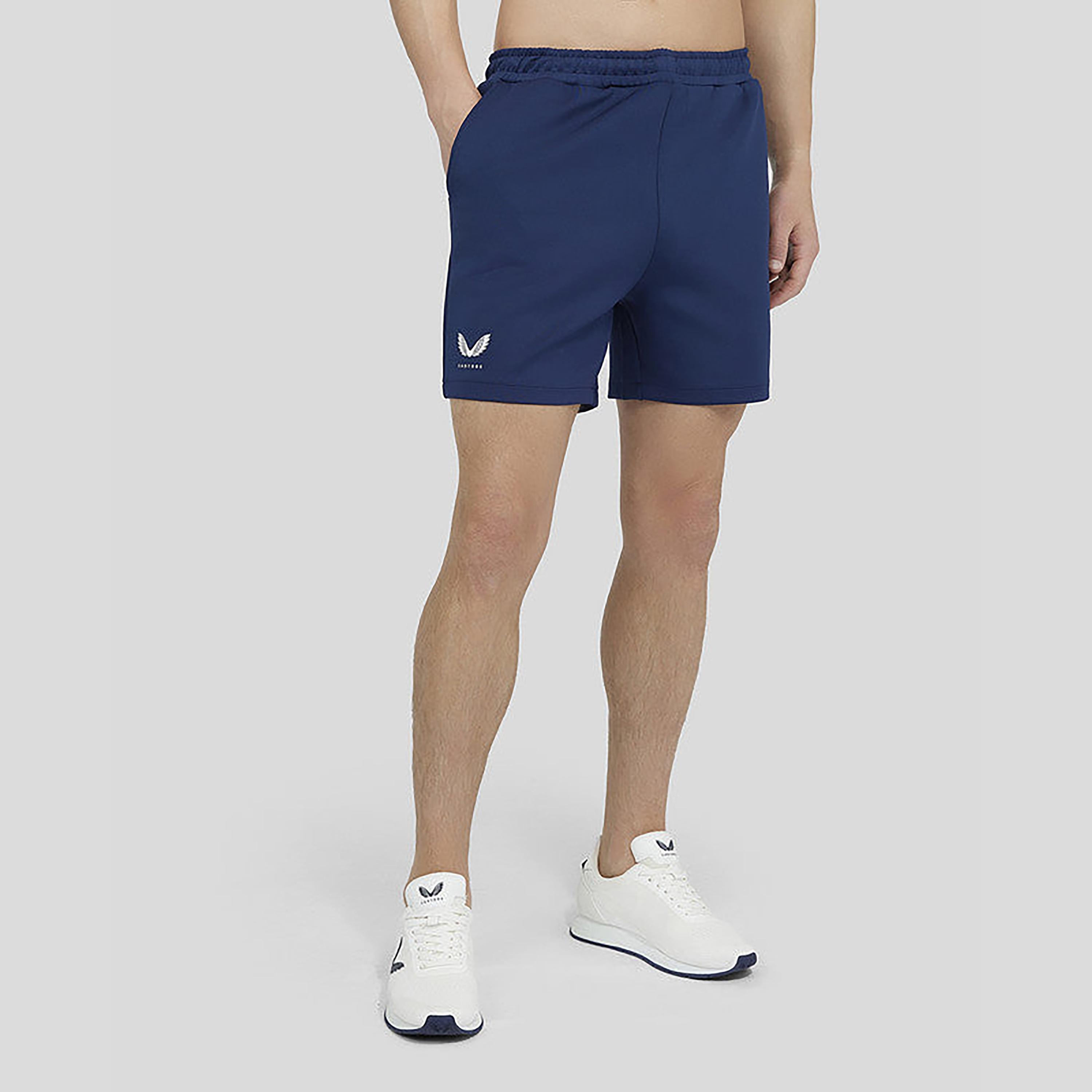 Castore Elasticated Waistband Men's Scuba Shorts - Blue-men-clothing-sportswearandactivewear-bottoms-image-1
