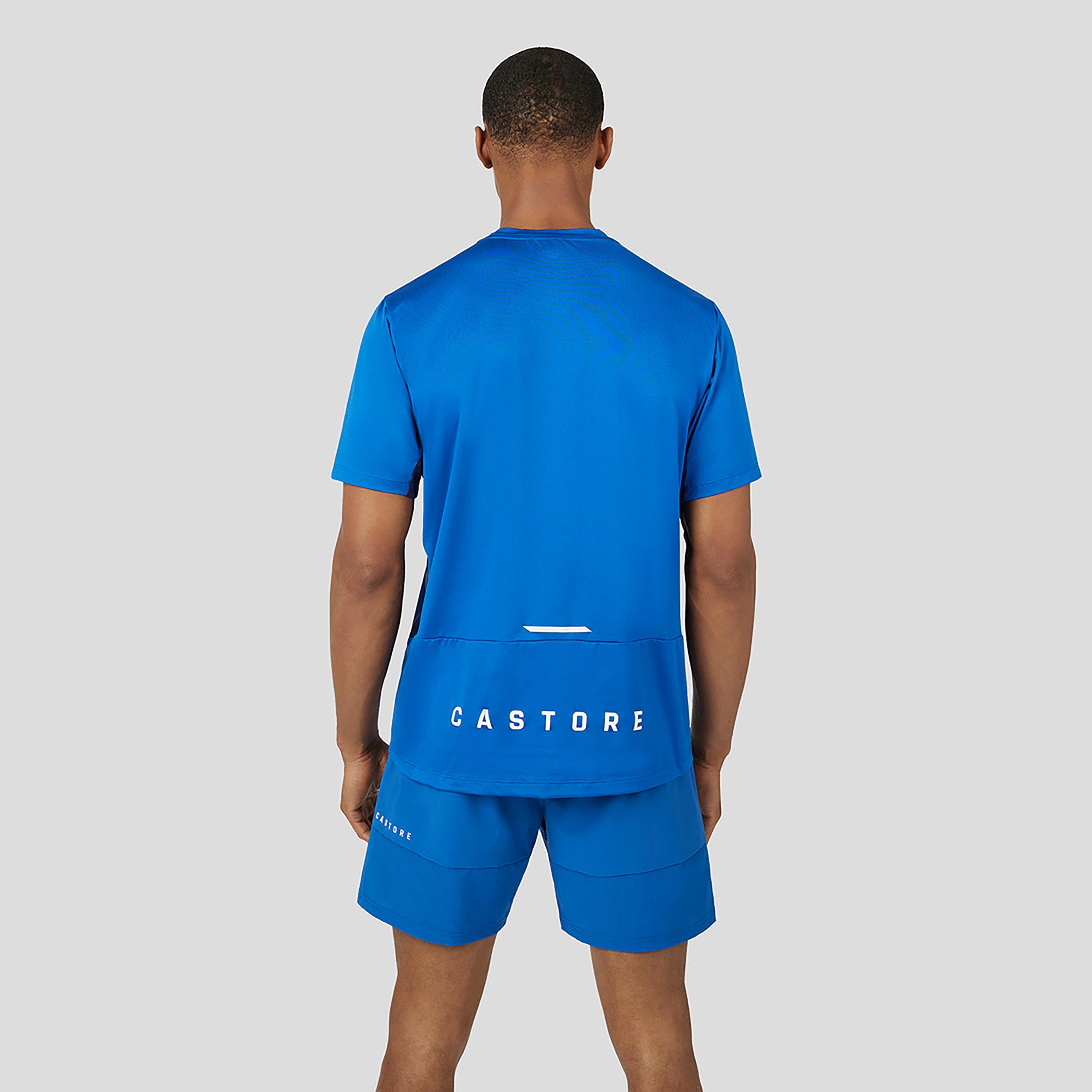 قميص كاستور للرجال بأكمام قصيرة بأكمام قصيرة بأكمام قصيرة - أزرق-men-clothing-sportswearandactivewear-tshirtsandpolos-image-2