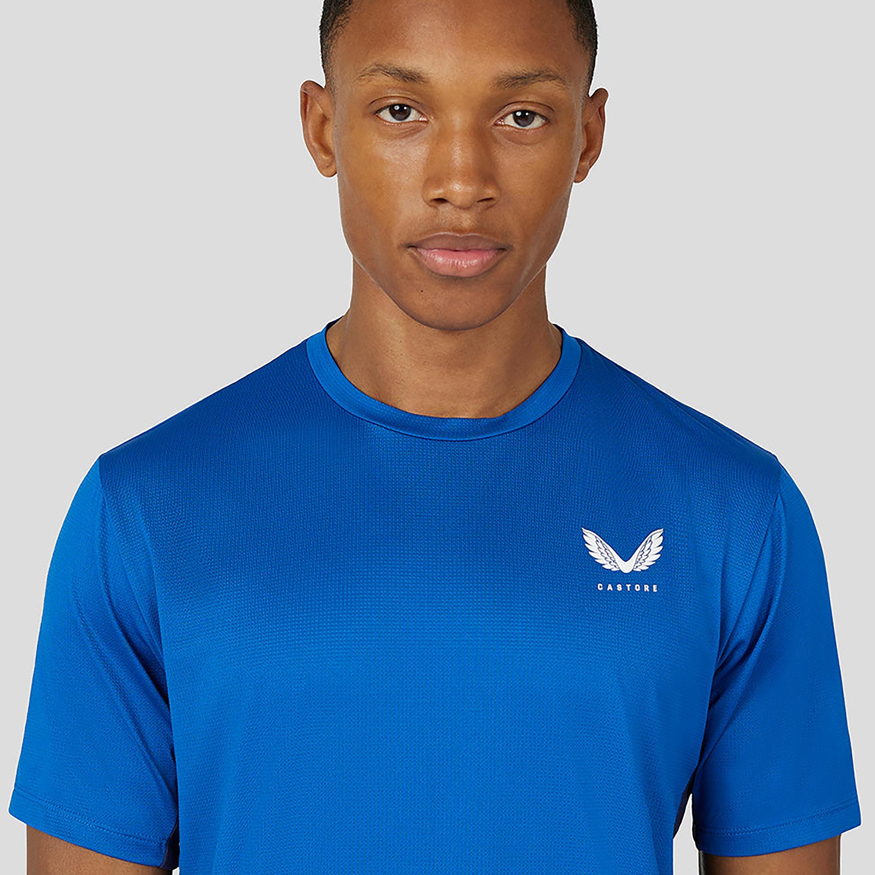 قميص كاستور للرجال بأكمام قصيرة بأكمام قصيرة بأكمام قصيرة - أزرق-men-clothing-sportswearandactivewear-tshirtsandpolos-image-4