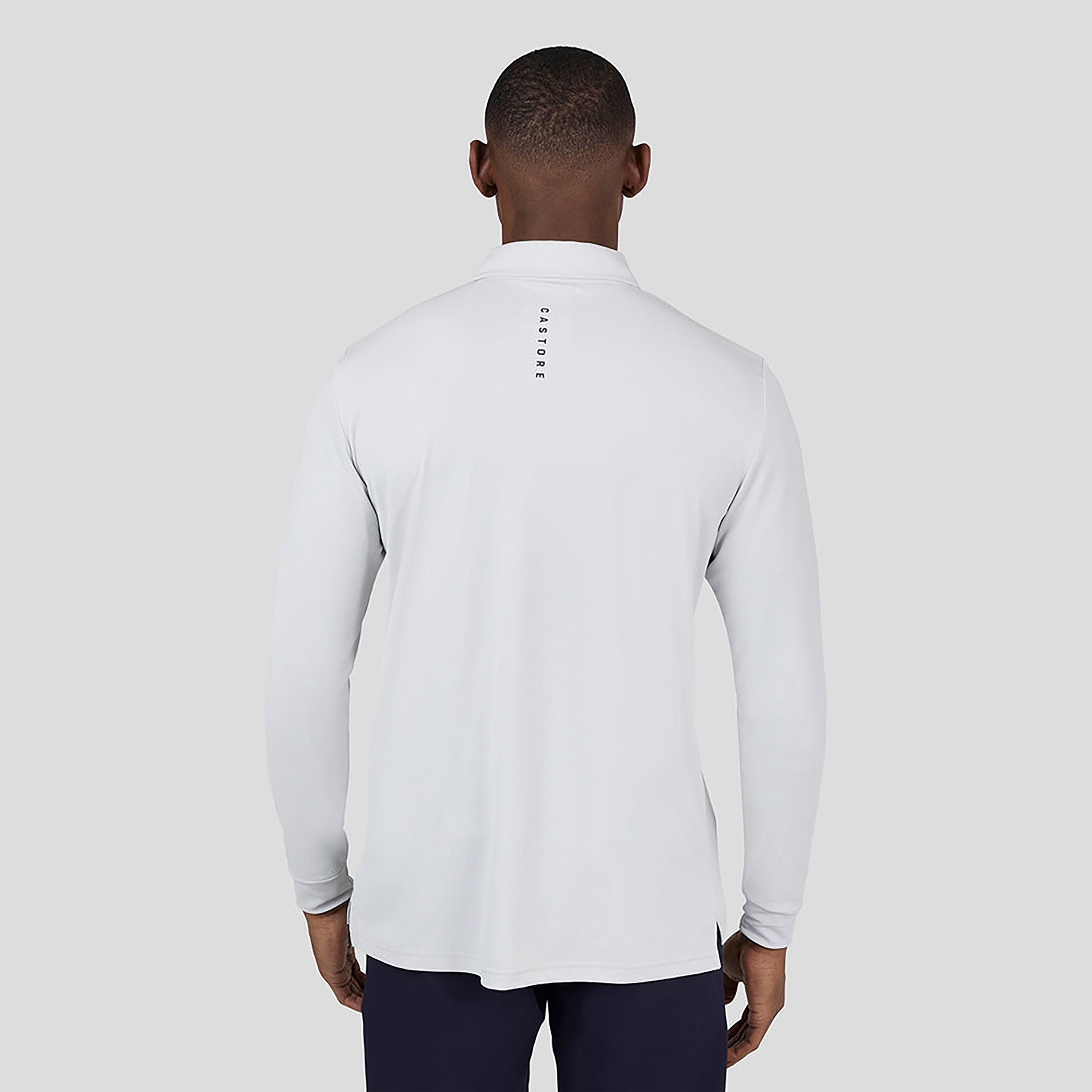 Castore Men's Collar Neck Short Sleeves Golf Essential Long Sleeve Polo T-Shirt - Ice Blue-men-clothing-sportswearandactivewear-tshirtsandpolos-image-2