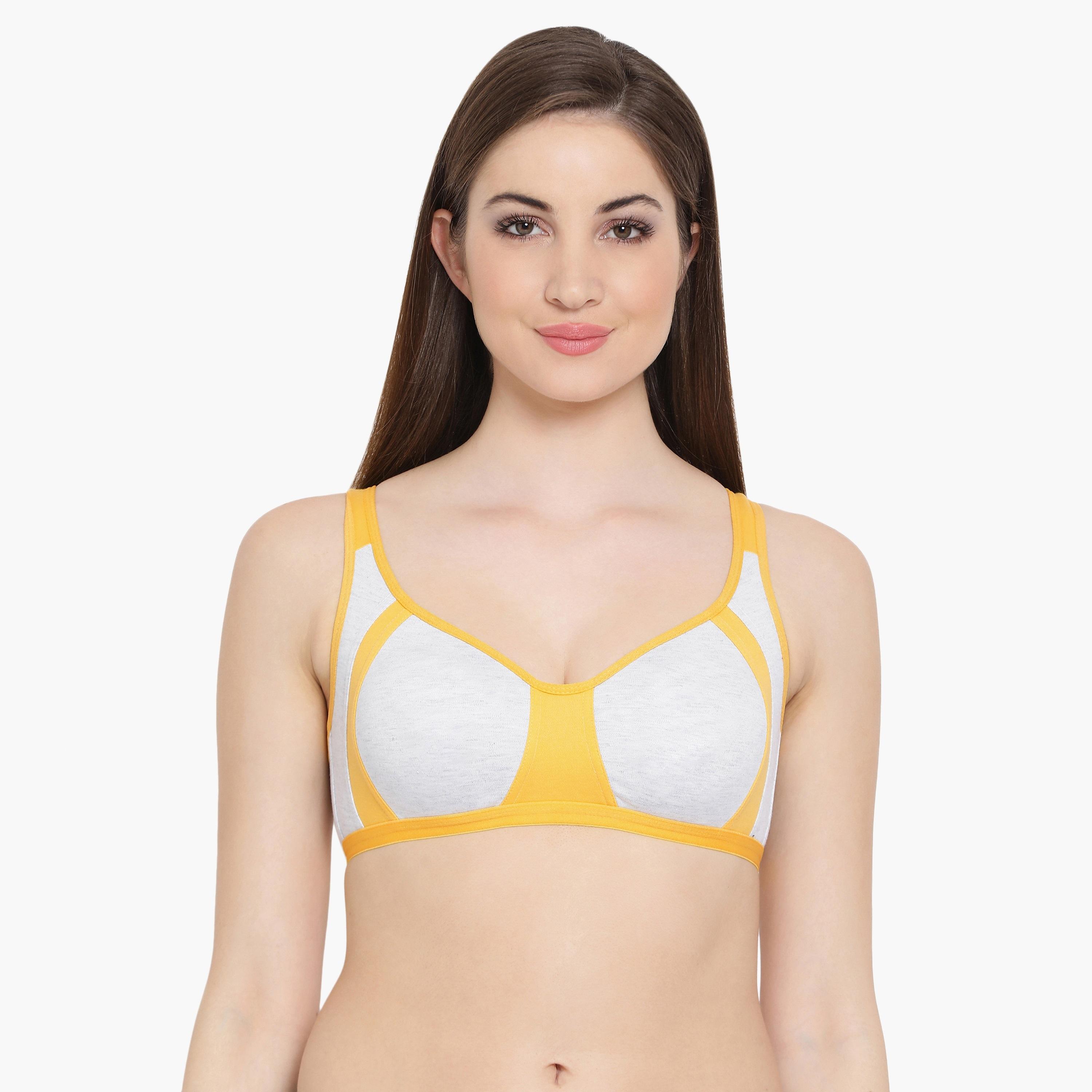 Clovia Pack of 3 Support Non-Padded Colorblocked Full Coverage Women's Bra Cotton in Multicolour-women-clothing-lingerie-bras-image-9