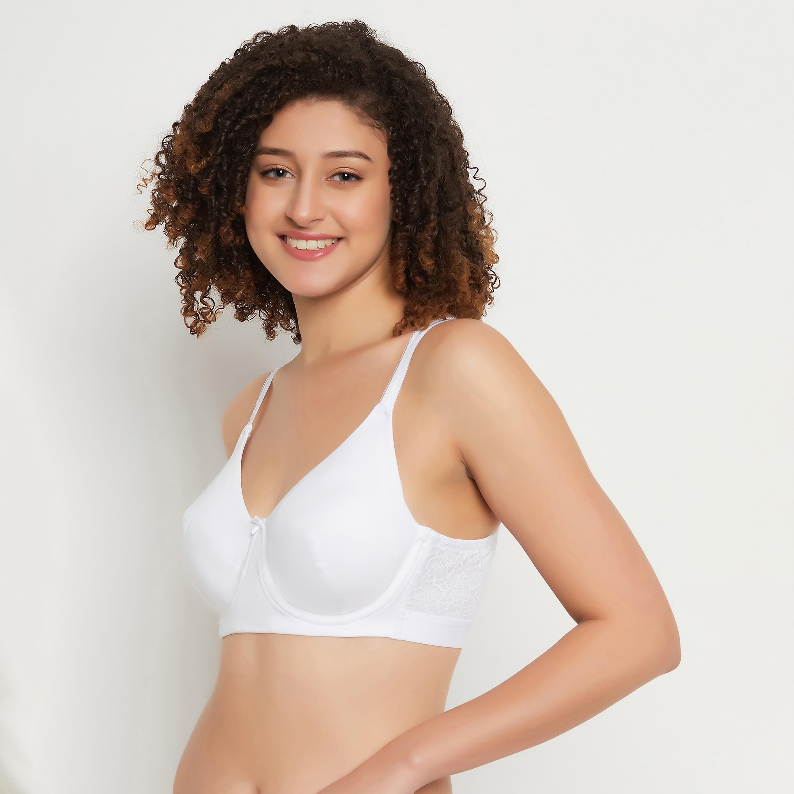 مجموعة من 3 حمالات صدر نسائية كاملة الحجم غير مبطنة بسلك قطنية متعددة الألوان-women-clothing-lingerie-bras-image-10