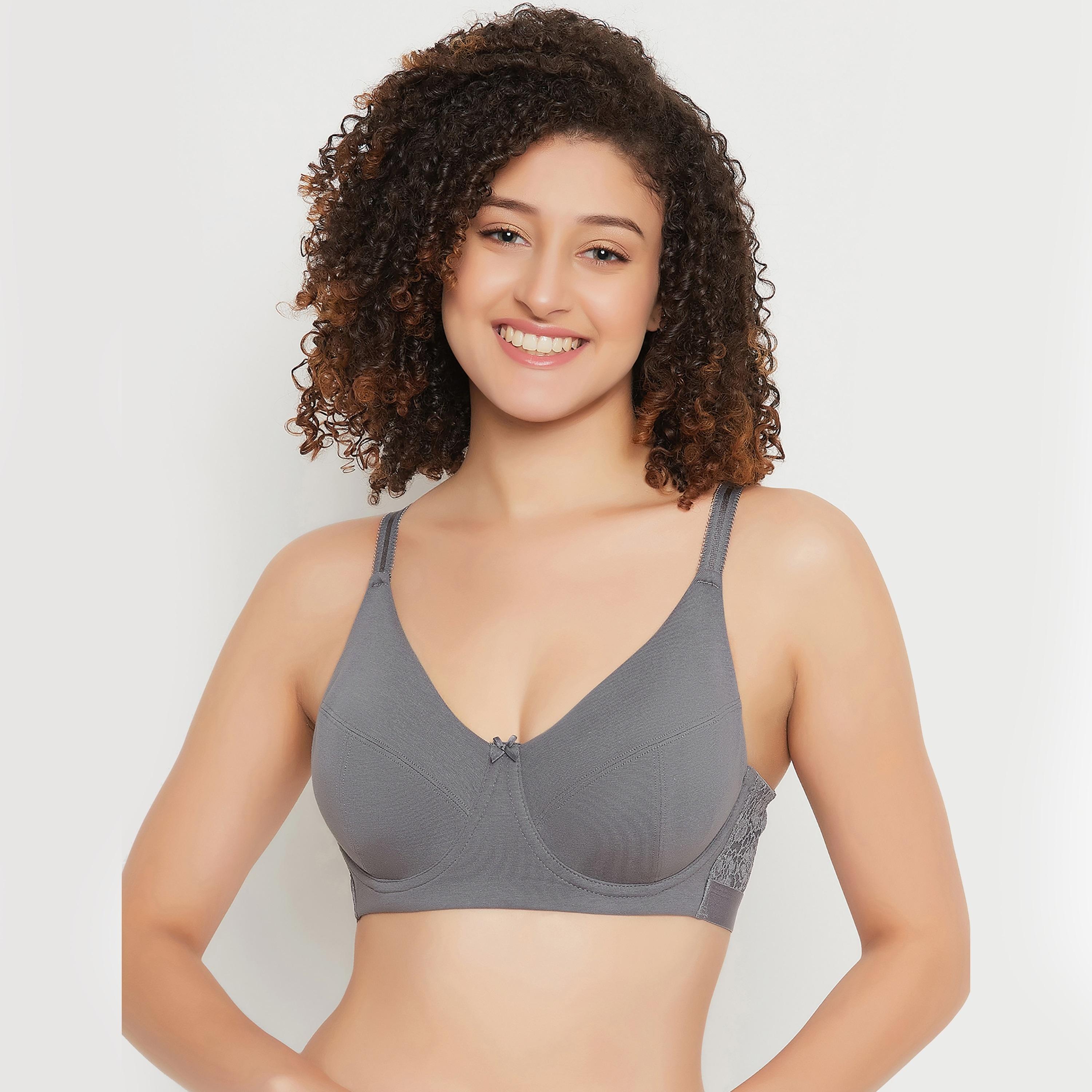 مجموعة من 3 حمالات صدر نسائية كاملة الحجم غير مبطنة بسلك قطنية متعددة الألوان-women-clothing-lingerie-bras-image-14
