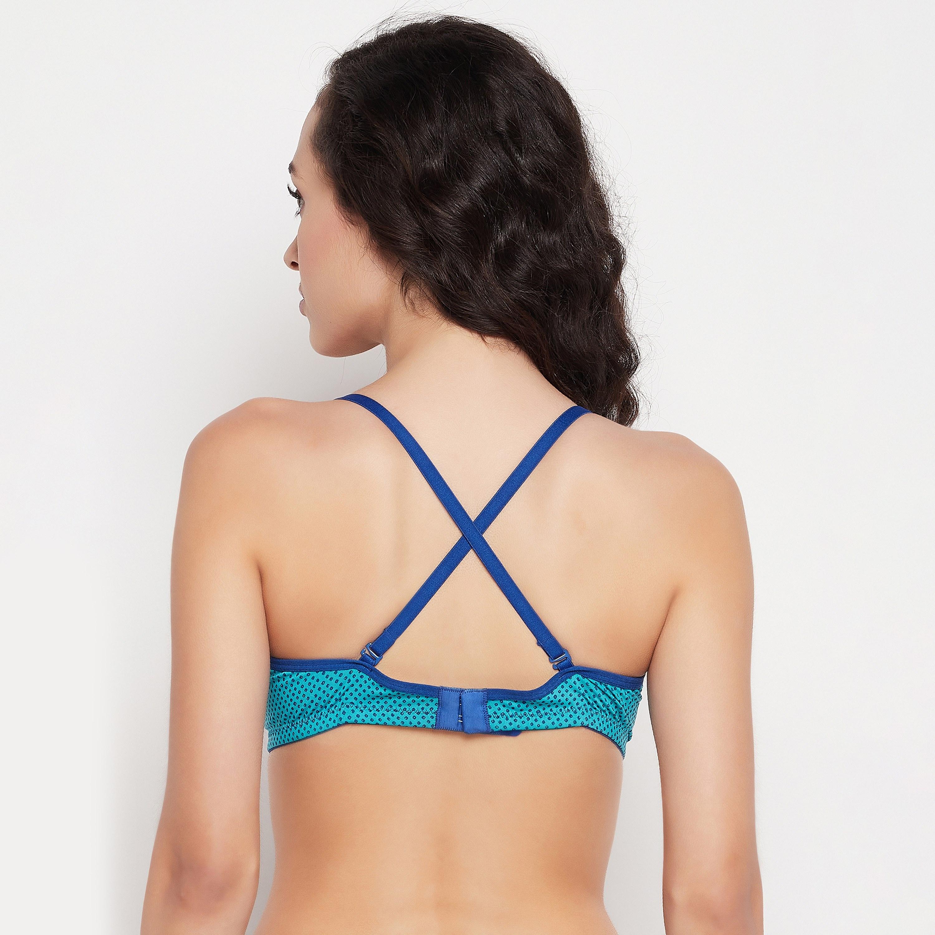 Clovia Pack of 3 Padded Non-Wired Full Cup Printed Multiway T-shirt Women's Bra in Multicolour-women-clothing-lingerie-bras-image-11
