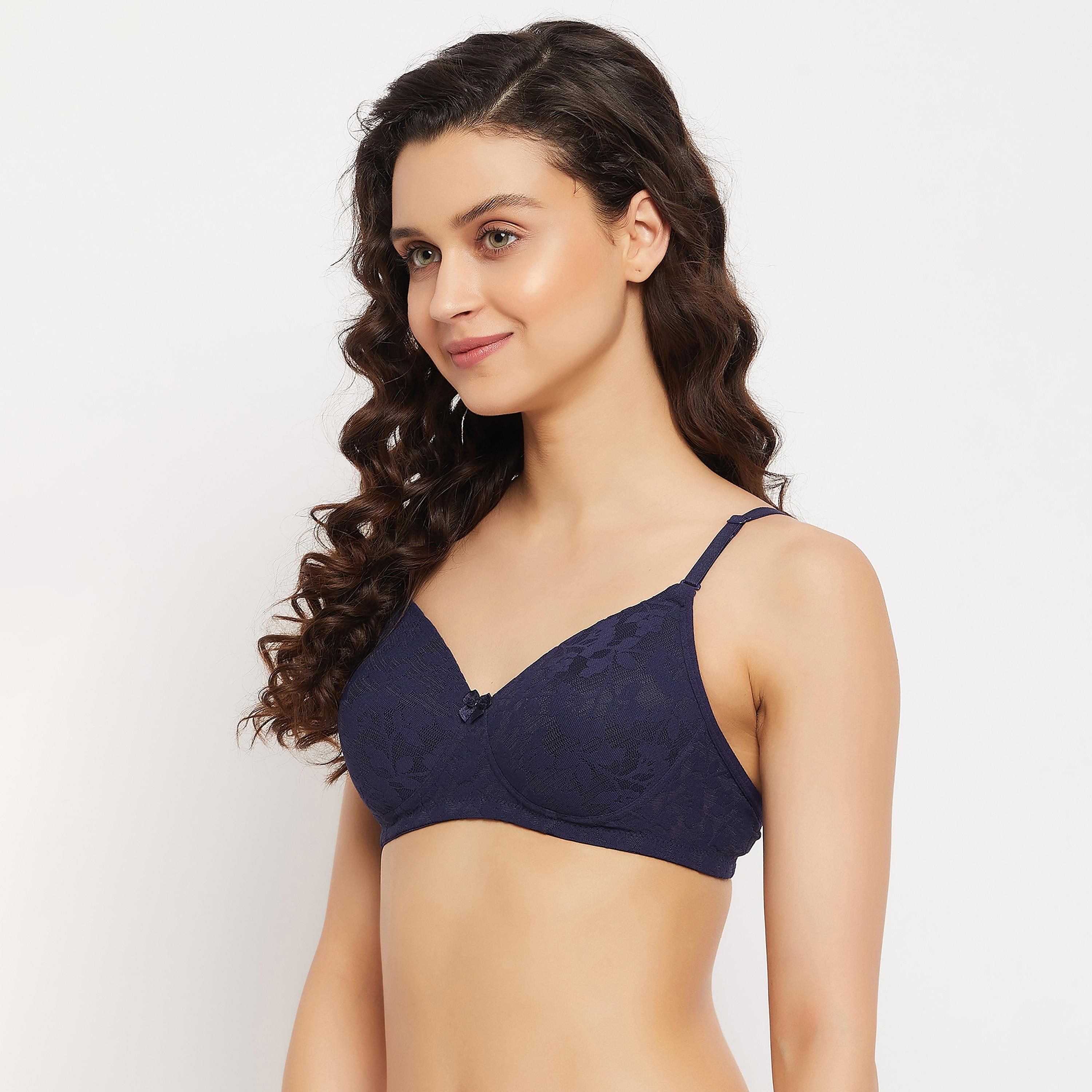 Clovia Pack of 3 Padded Non-Wired Full Cup Multiway Women's Bra - Lace in Multicolour-women-clothing-lingerie-bras-image-14