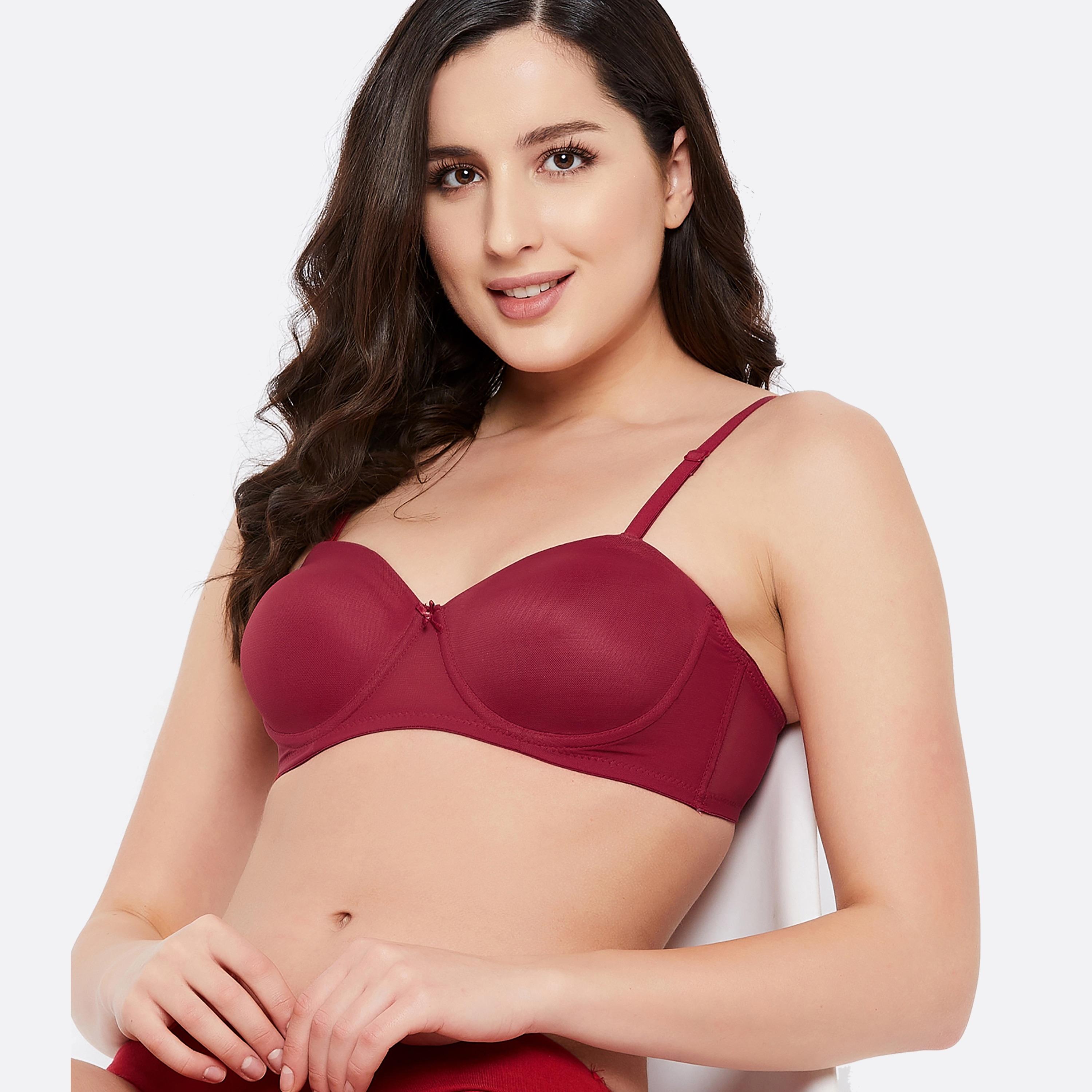 مجموعة من 3 حمالات صدر نسائية بدون حمالات مبطنة بسلك سفلي متعددة الألوان-women-clothing-lingerie-bras-image-20