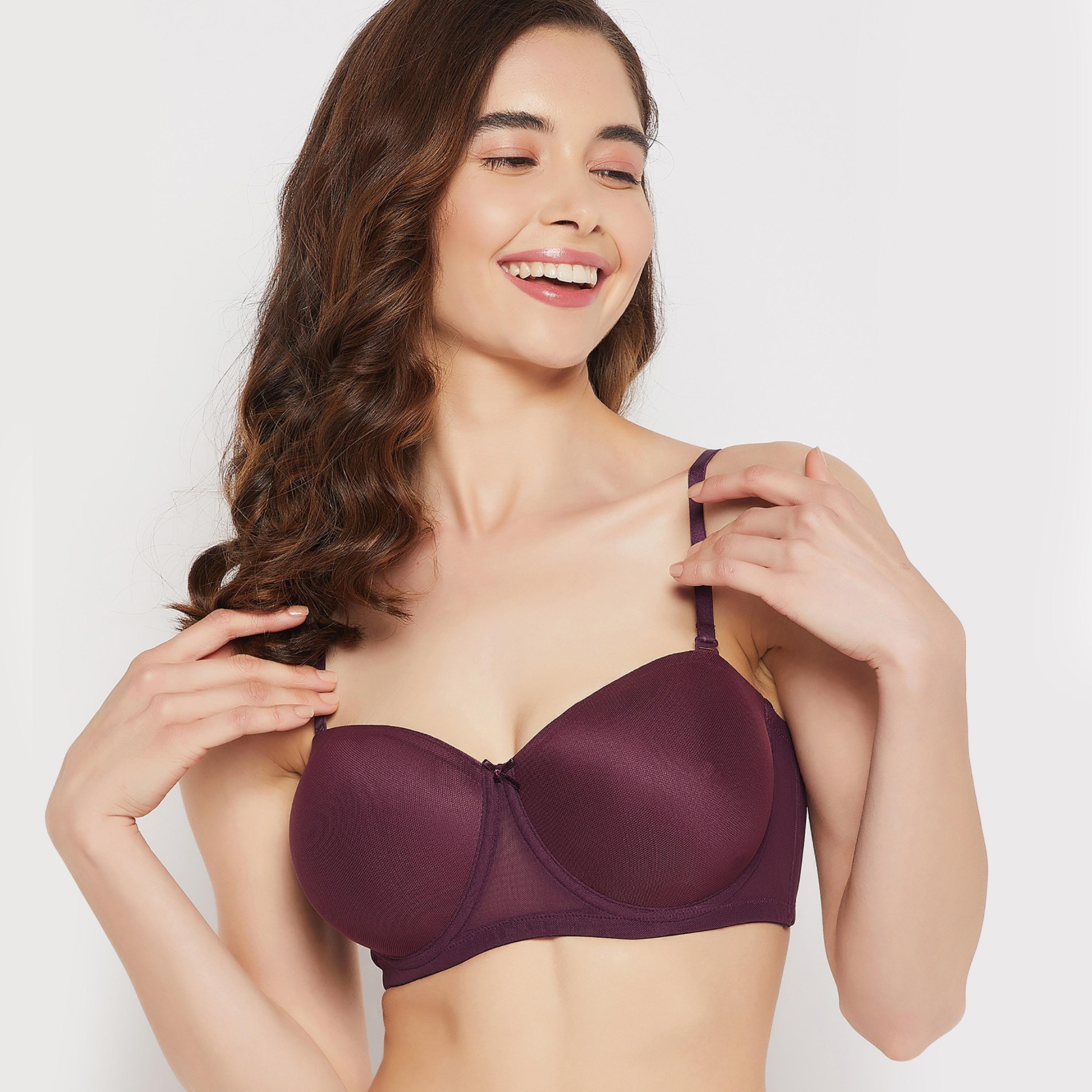 مجموعة من 3 حمالات صدر نسائية بدون حمالات مبطنة بسلك سفلي متعددة الألوان-women-clothing-lingerie-bras-image-7