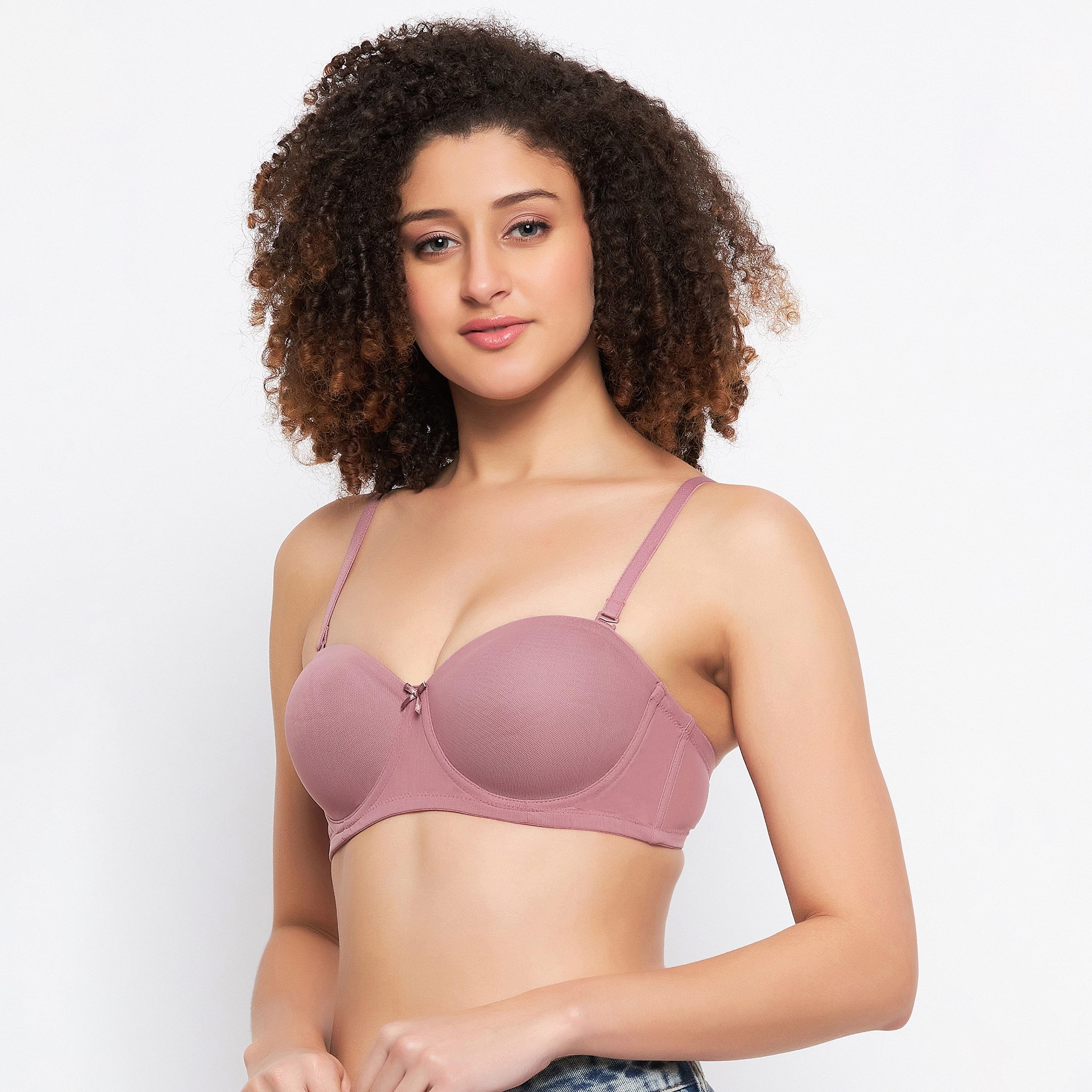 Clovia Pack of 3 Padded Underwired Full Cup Strapless Balconette Women's Bra in Multicolour-women-clothing-lingerie-bras-image-2