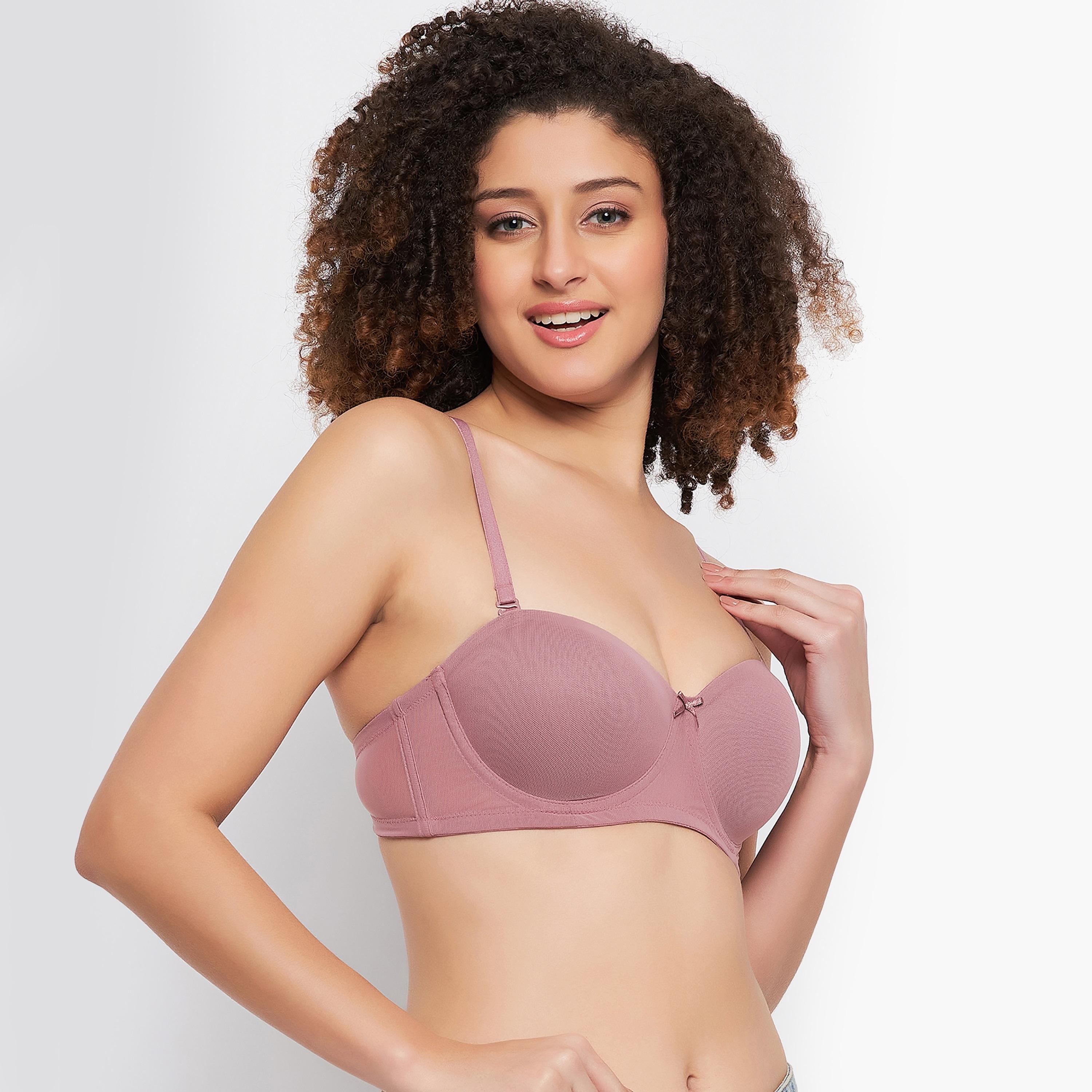 Clovia Pack of 3 Padded Underwired Full Cup Strapless Balconette Women's Bra in Multicolour-women-clothing-lingerie-bras-image-3