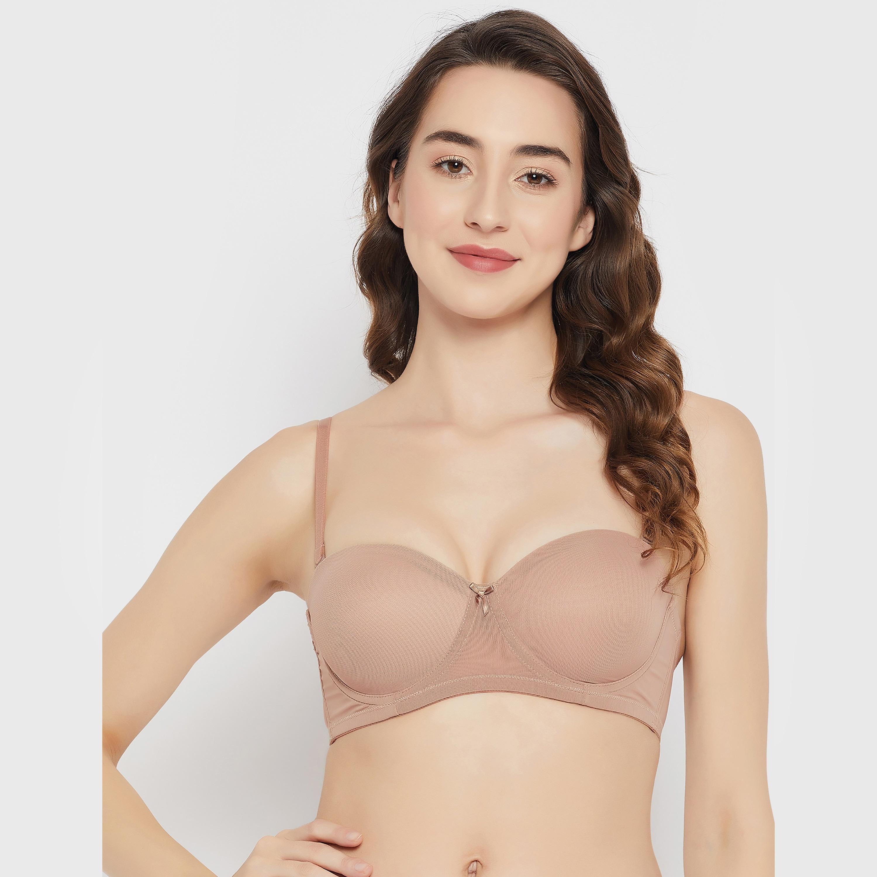 Clovia Pack of 3 Padded Underwired Full Cup Strapless Balconette Women's Bra in Multicolour-women-clothing-lingerie-bras-image-6