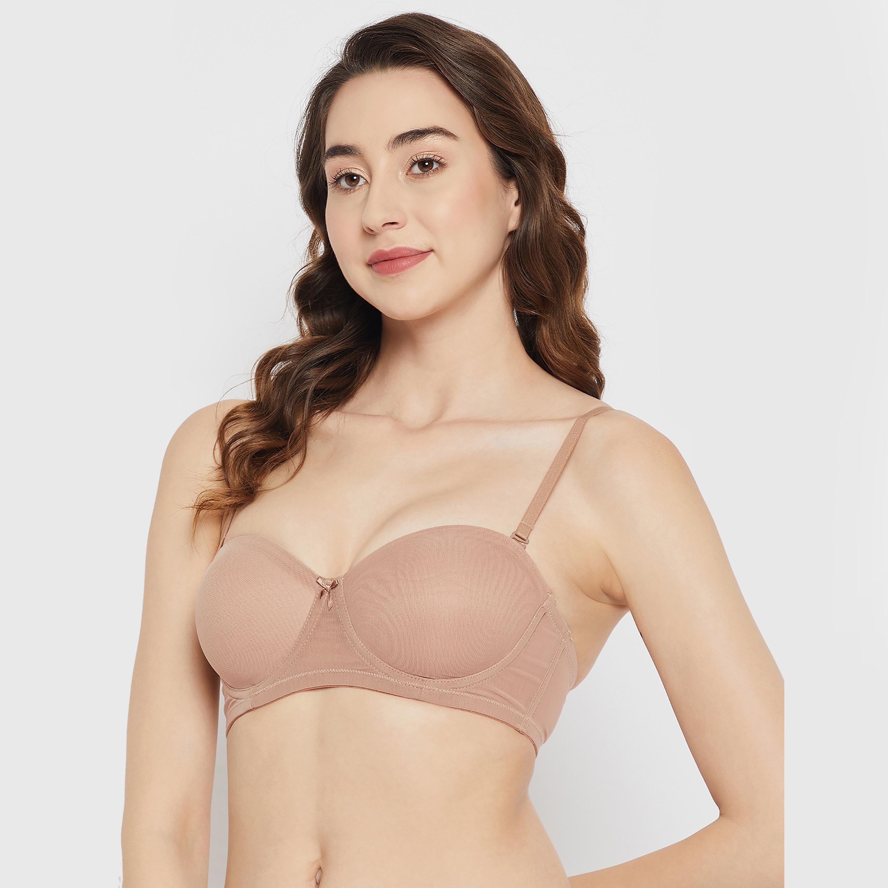 Clovia Pack of 3 Padded Underwired Full Cup Strapless Balconette Women's Bra in Multicolour-women-clothing-lingerie-bras-image-7