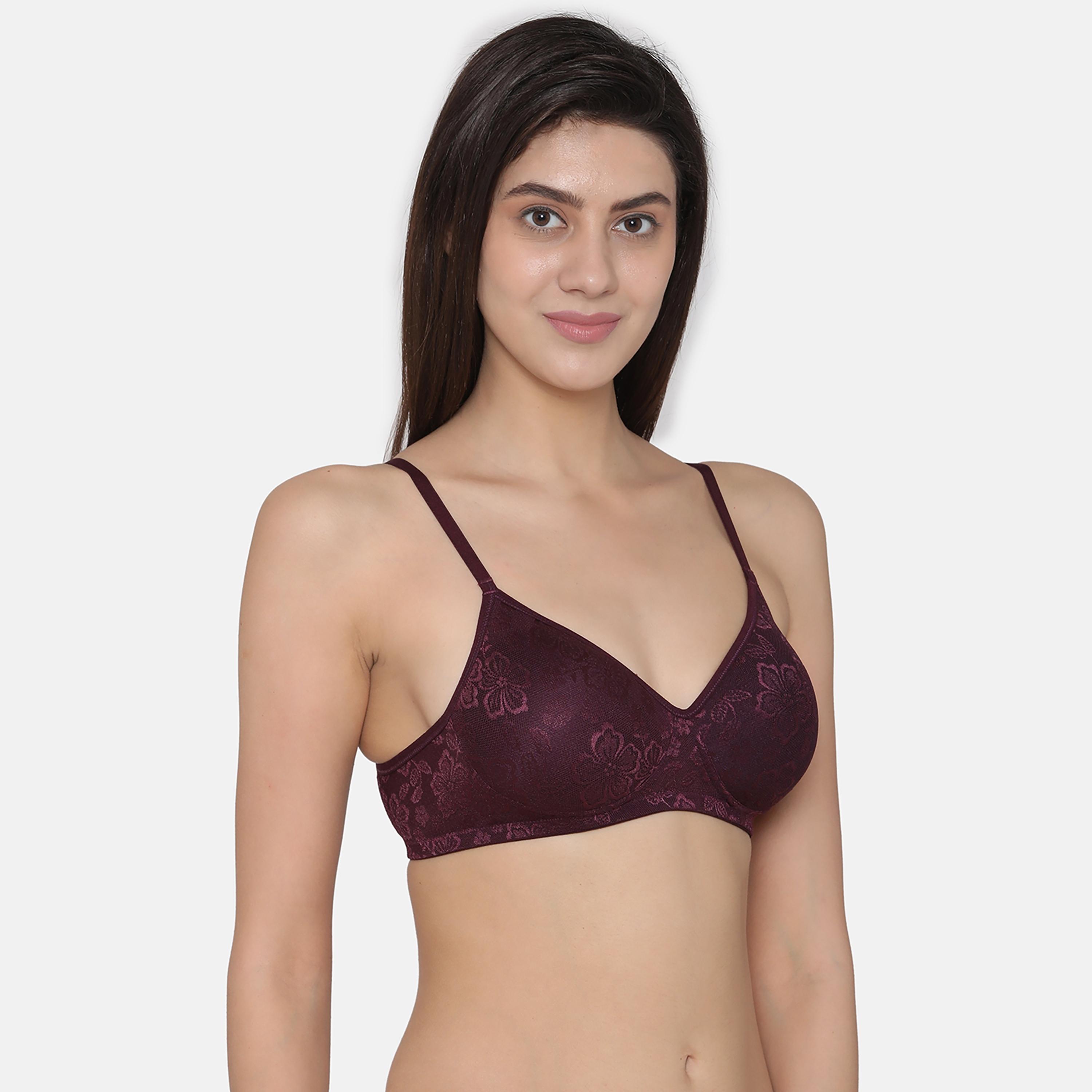 Clovia Pack of 2 Lace Padded Non-Wired Full Coverage Women's Bra in Multicolour-women-clothing-lingerie-bras-image-10