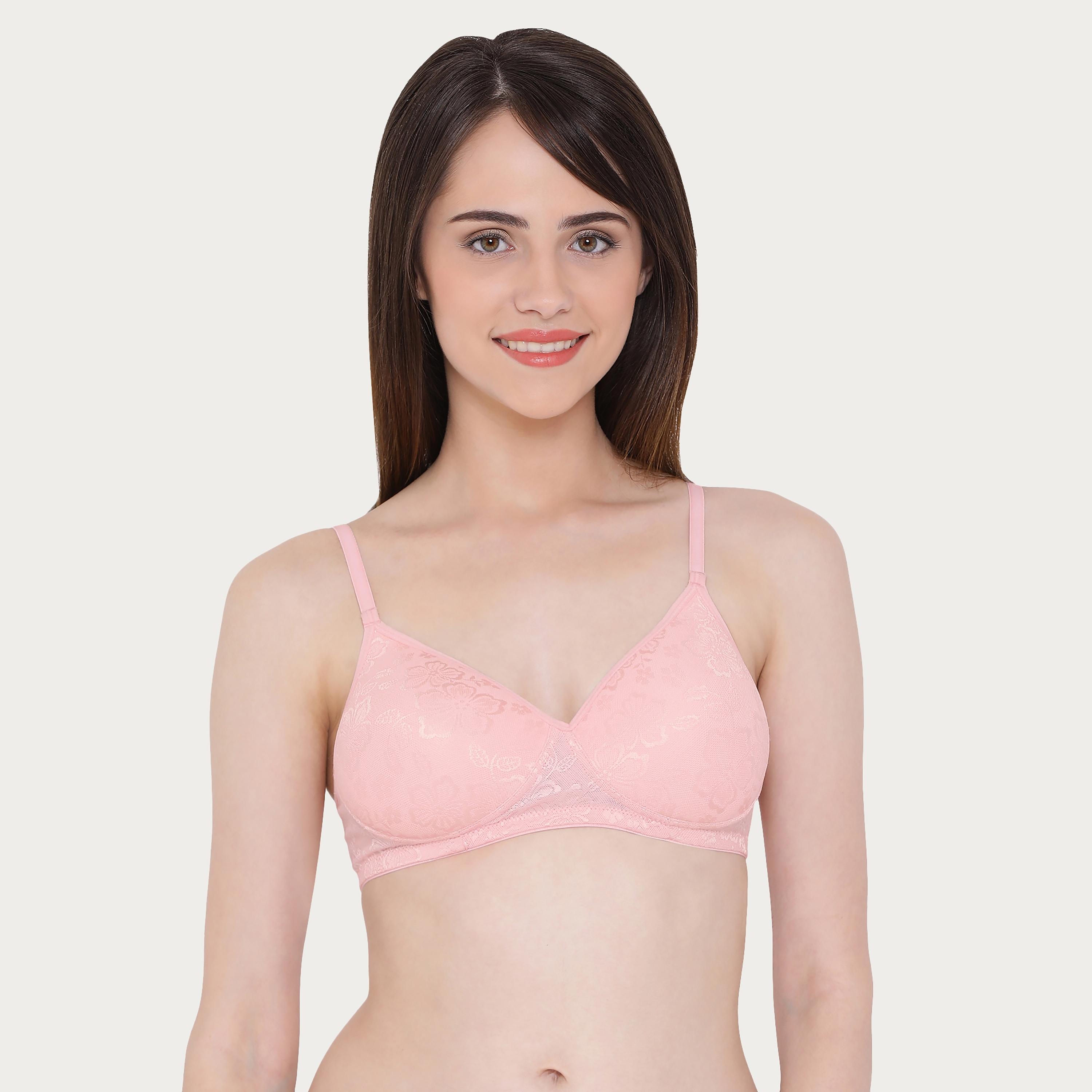 Clovia Pack of 2 Lightly Padded Non-Wired Full Cup Women's Bra - Lace in Multicolour-women-clothing-lingerie-bras-image-4
