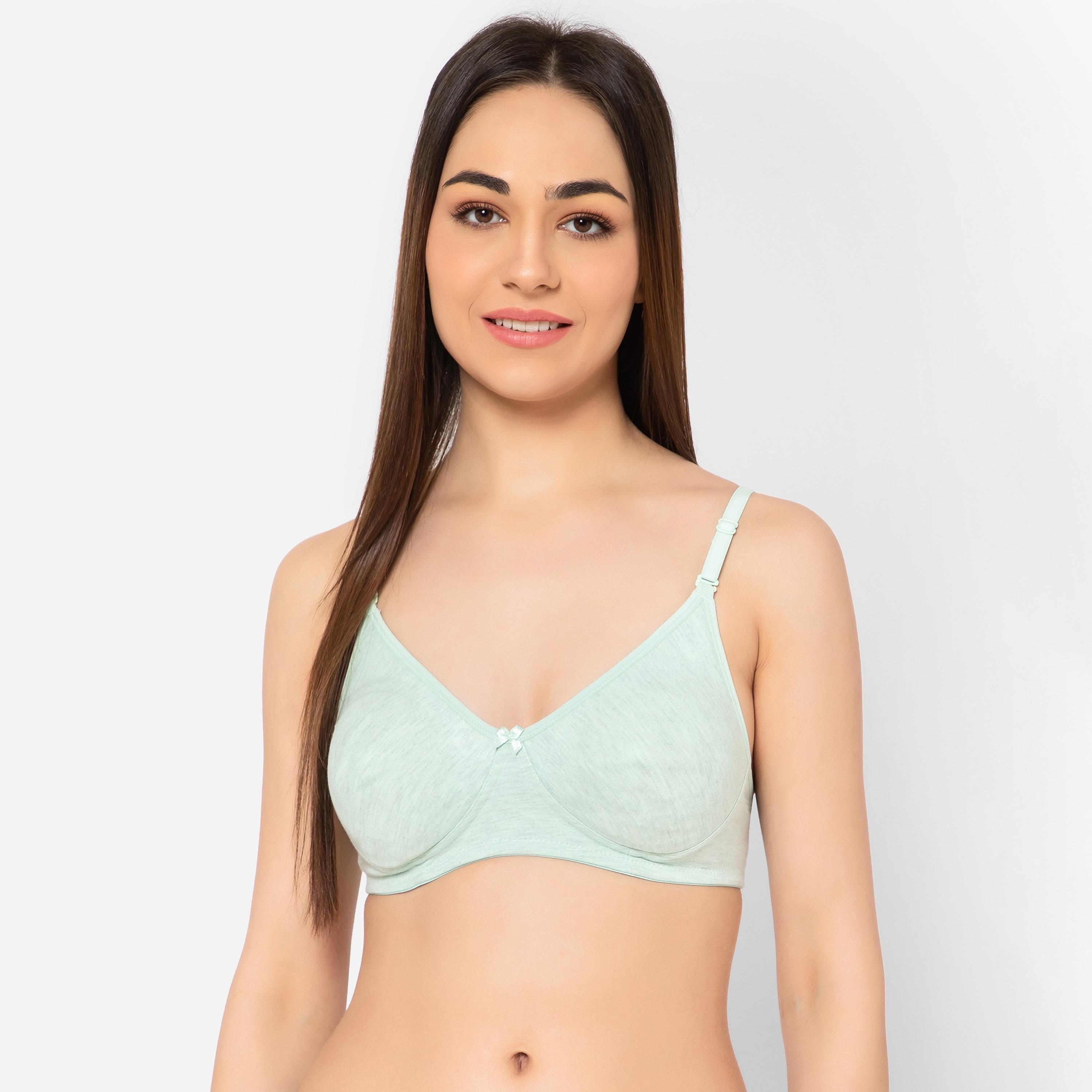 Clovia Pack of 3 Non-Padded Non-Wired Multiway T-shirt Women's Bra Cotton Rich in Multicolour-women-clothing-lingerie-bras-image-12