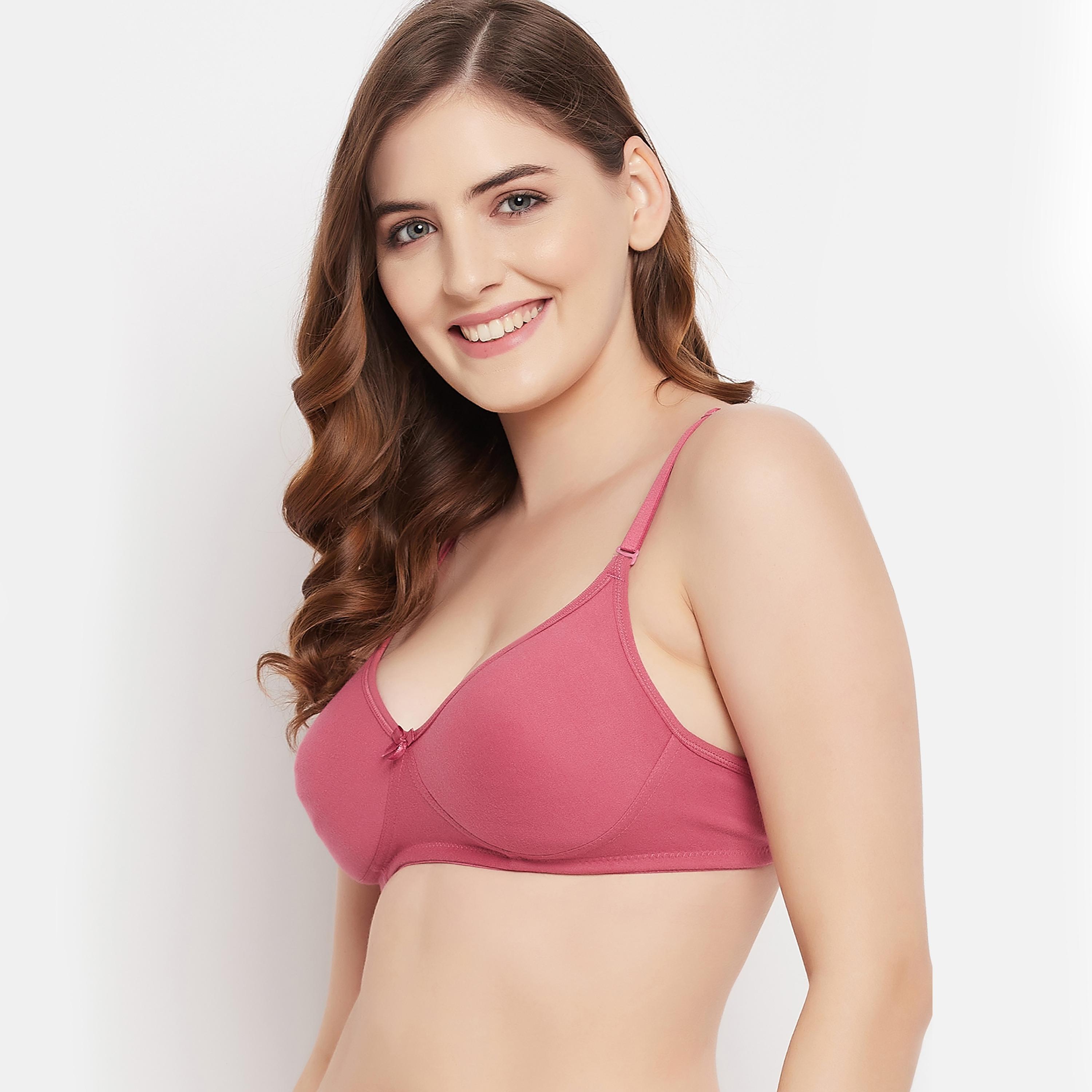 Clovia Pack of 3 Non-Padded Non-Wired Multiway T-shirt Women's Bra Cotton Rich in Multicolour-women-clothing-lingerie-bras-image-2