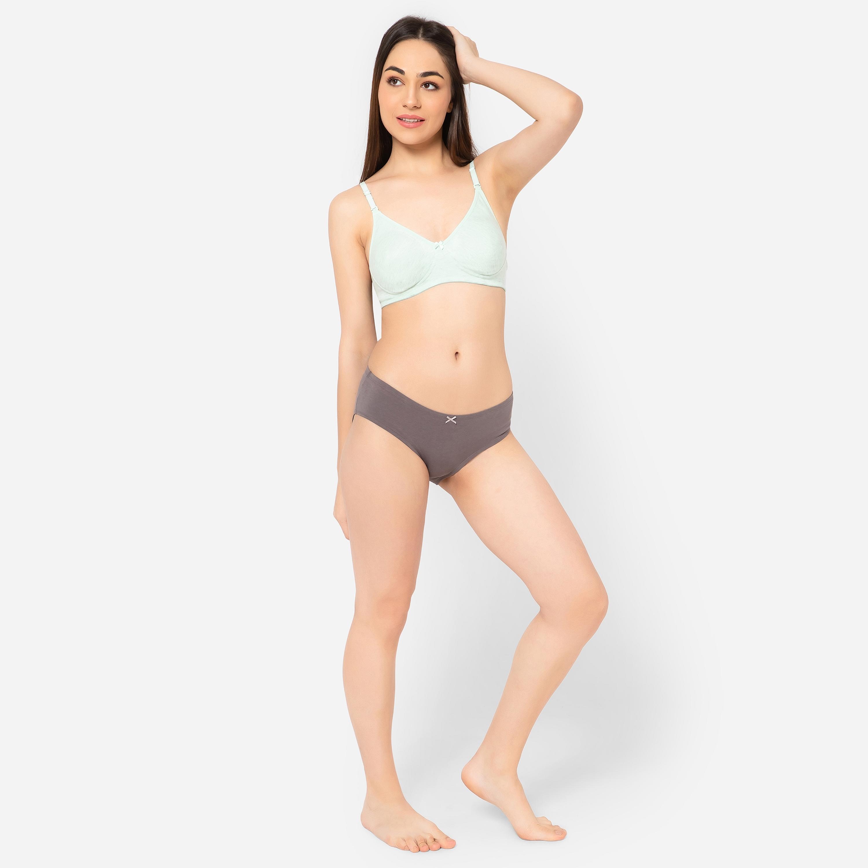 Clovia Pack of 3 Non-Padded Non-Wired Multiway T-shirt Women's Bra Cotton Rich in Multicolour-women-clothing-lingerie-bras-image-20