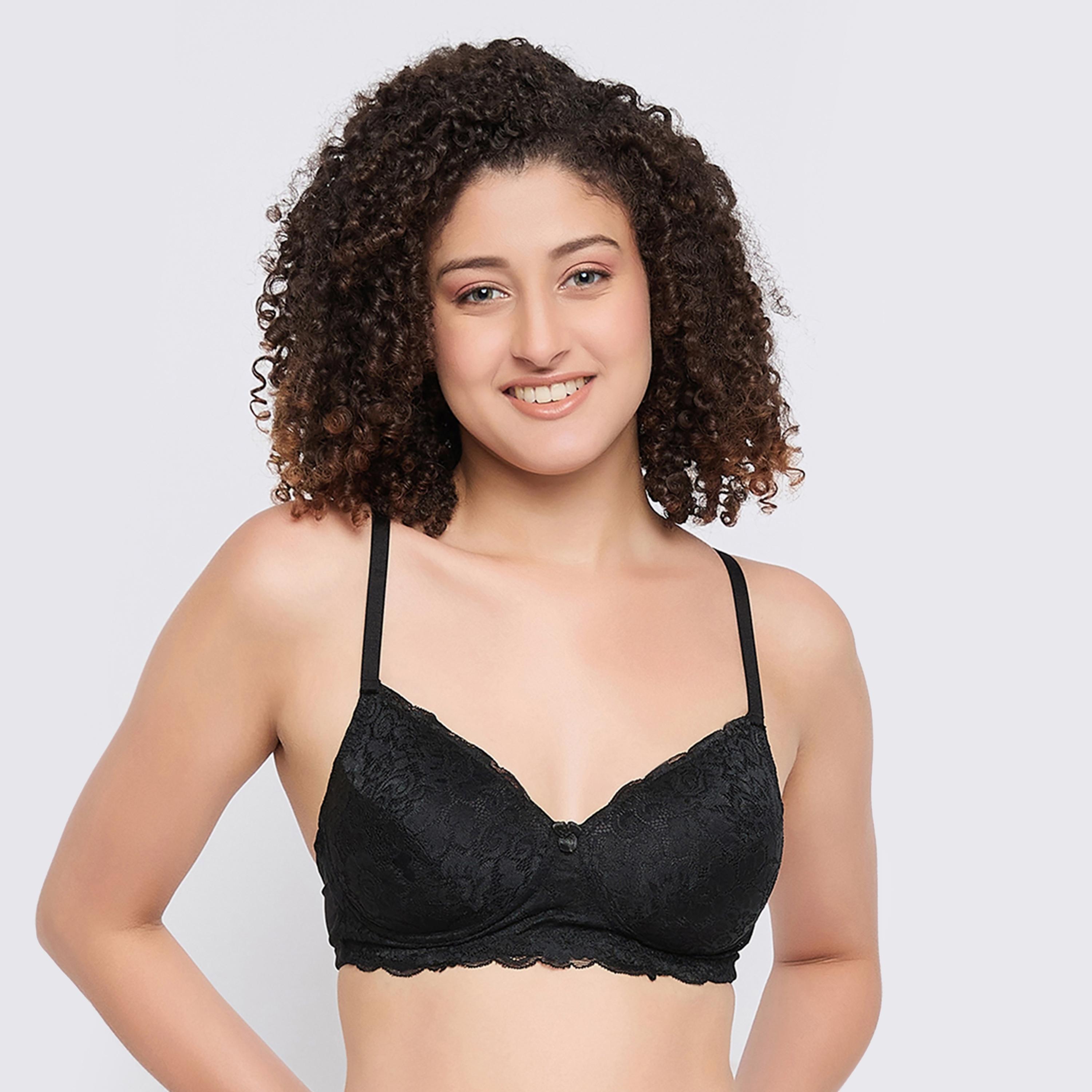 مجموعة من قطعتين من حمالة الصدر المبطنة بدون سلك للنساء دانتيل متعدد الألوان-women-clothing-lingerie-bras-image-2
