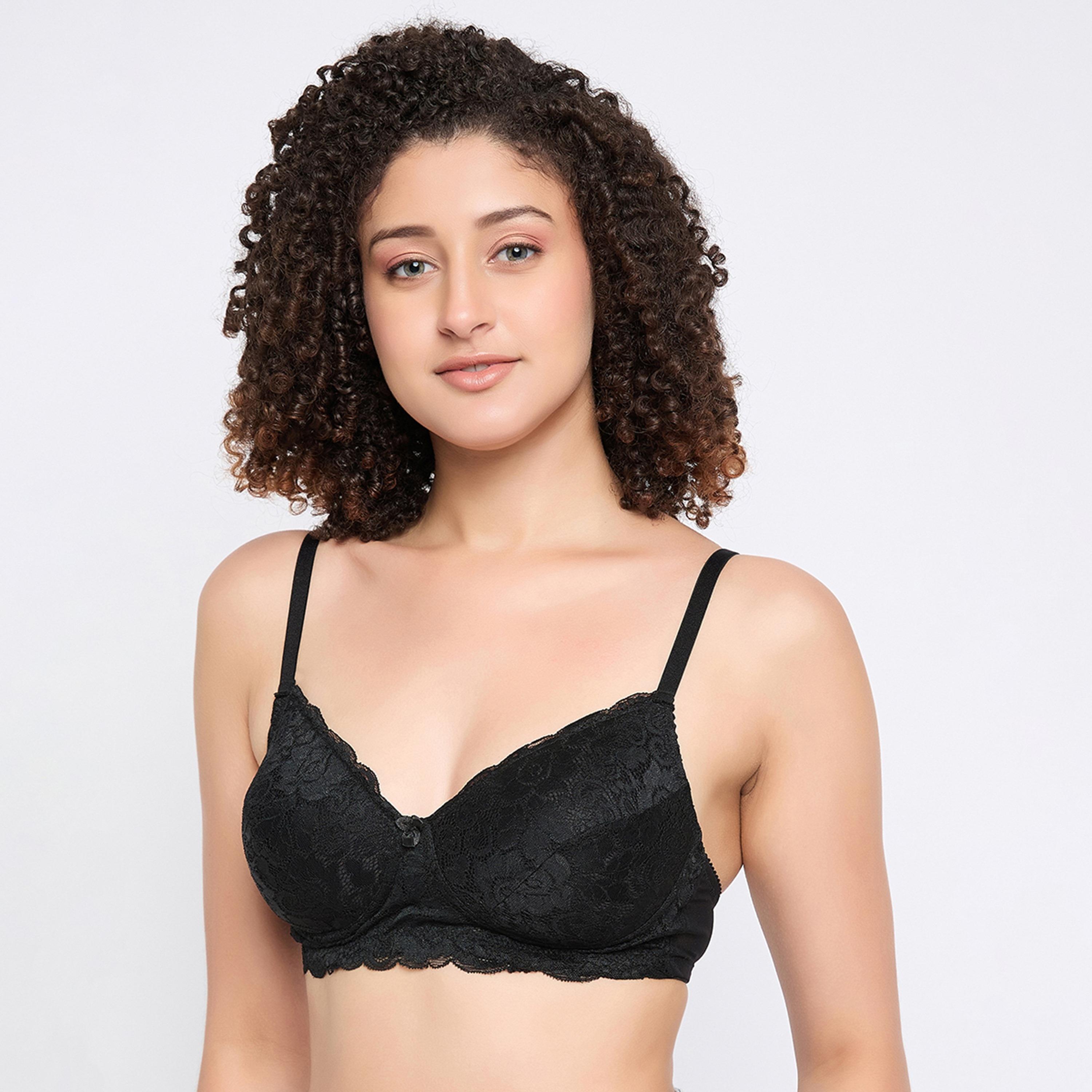 مجموعة من قطعتين من حمالة الصدر المبطنة بدون سلك للنساء دانتيل متعدد الألوان-women-clothing-lingerie-bras-image-3