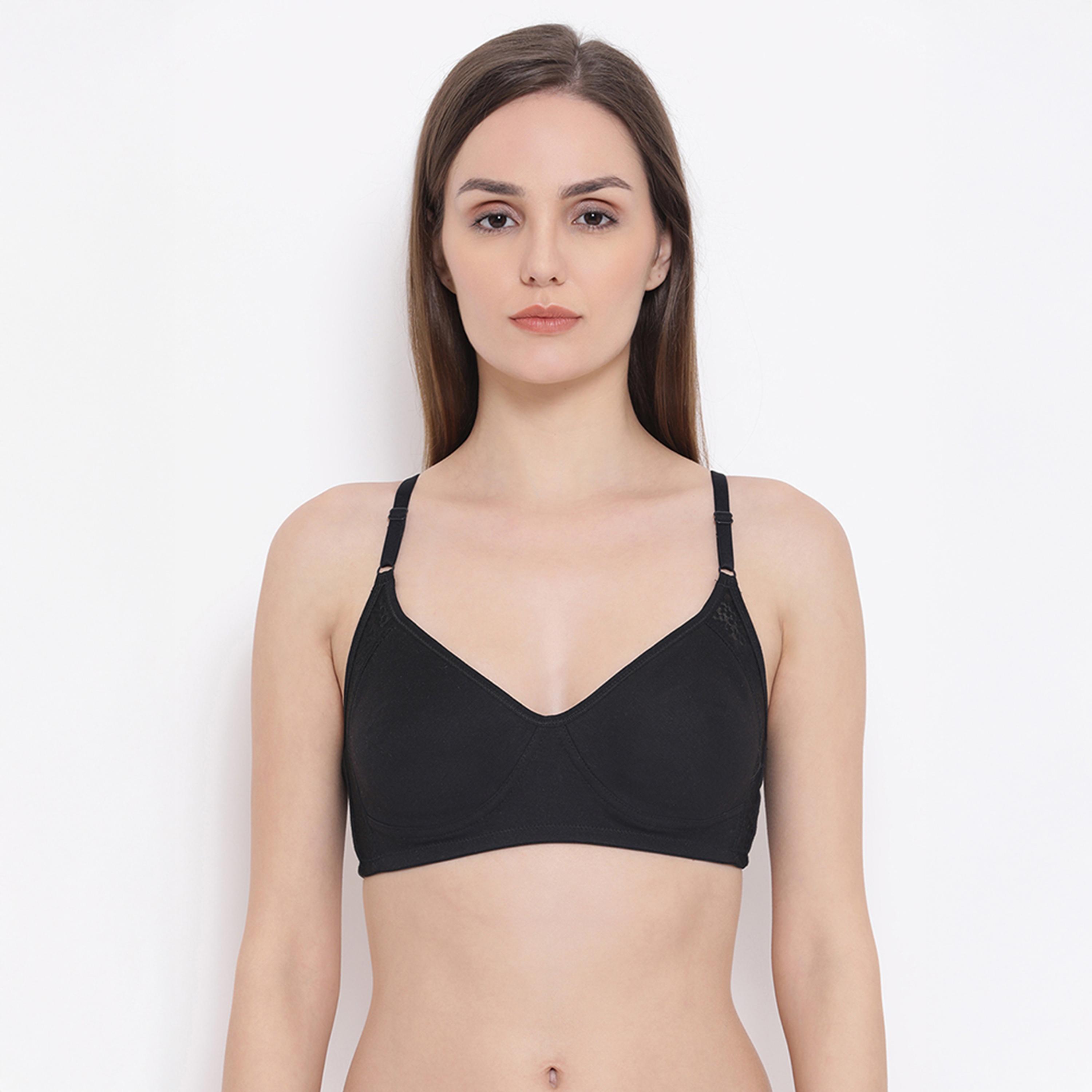 عبوة 2 حمالة صدر تي شيرت غير مبطنة، سبايسر كاب، متعددة الارتداء - بيج | أسود من كلوفيا-women-clothing-lingerie-bras-image-5