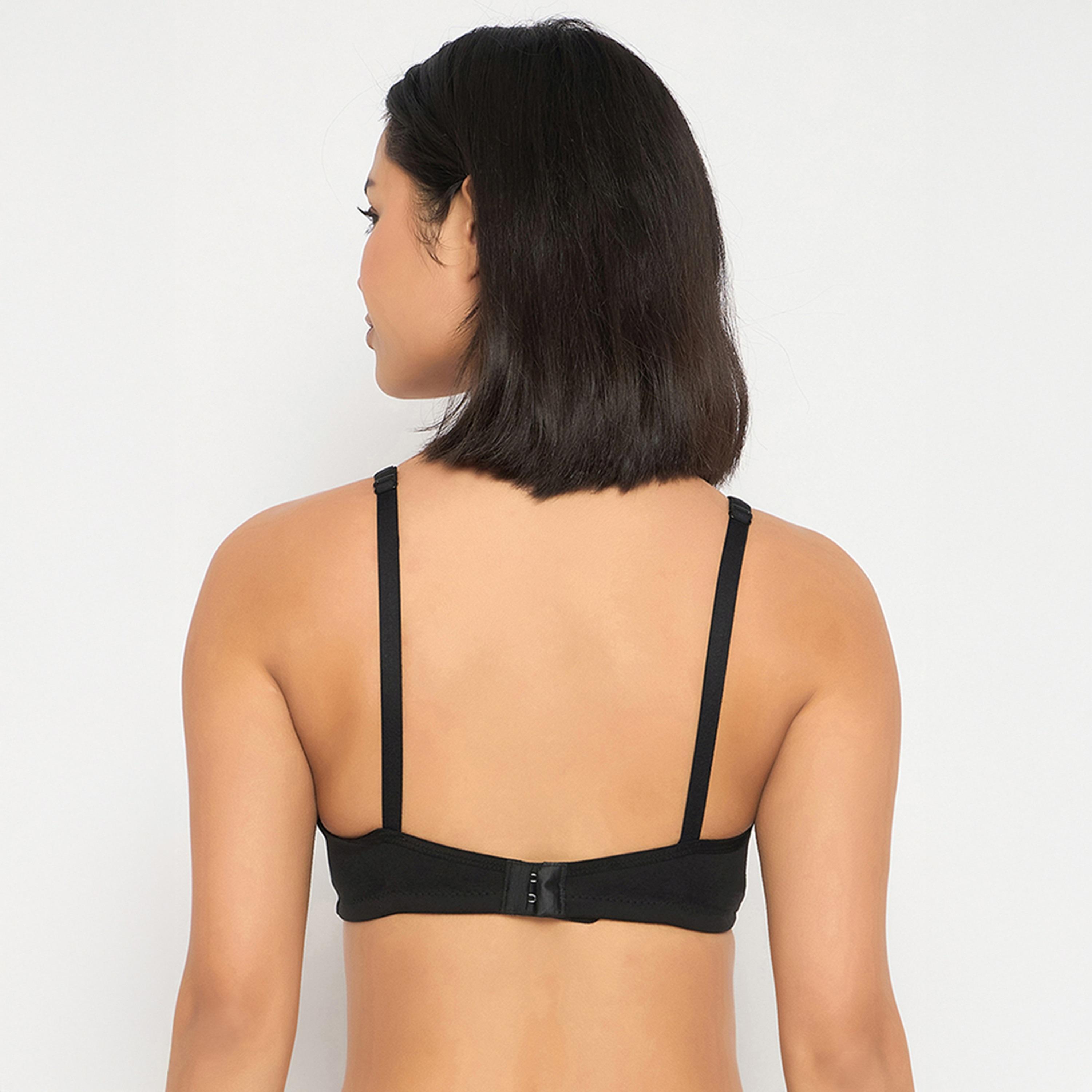 عبوة 2 حمالة صدر تي شيرت غير مبطنة، بدون سلك - أسود | أبيض من كلوفيا-women-clothing-lingerie-bras-image-10