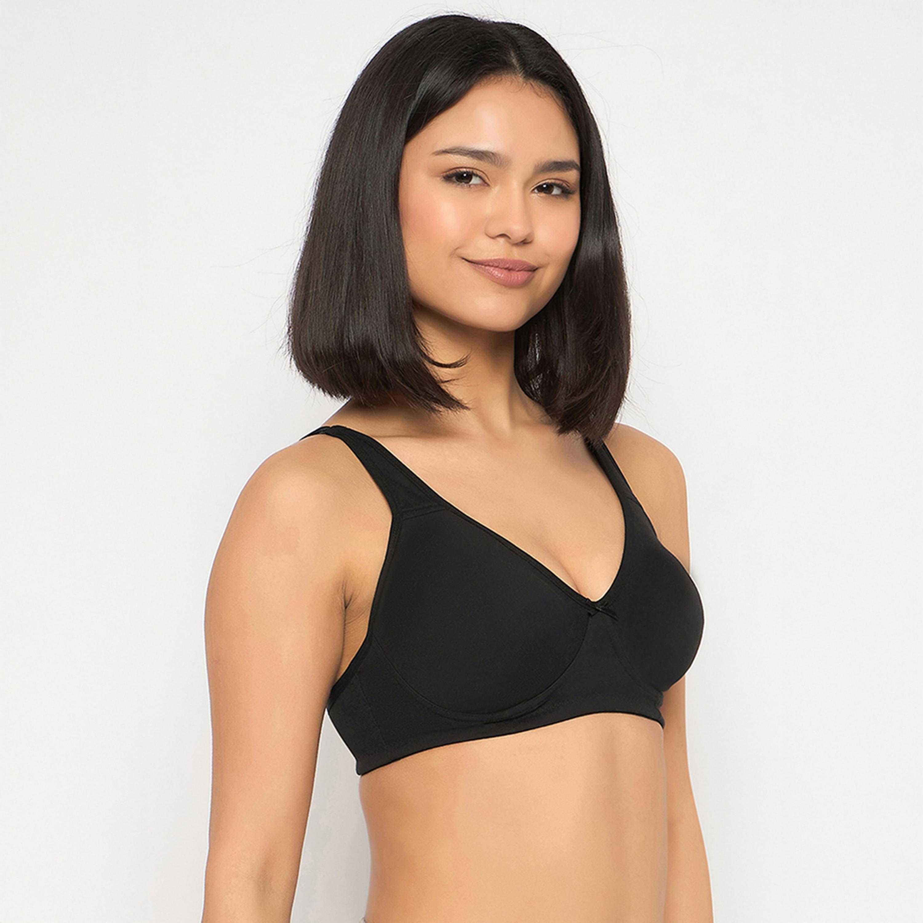 عبوة 2 حمالة صدر تي شيرت غير مبطنة، بدون سلك - أسود | أبيض من كلوفيا-women-clothing-lingerie-bras-image-6