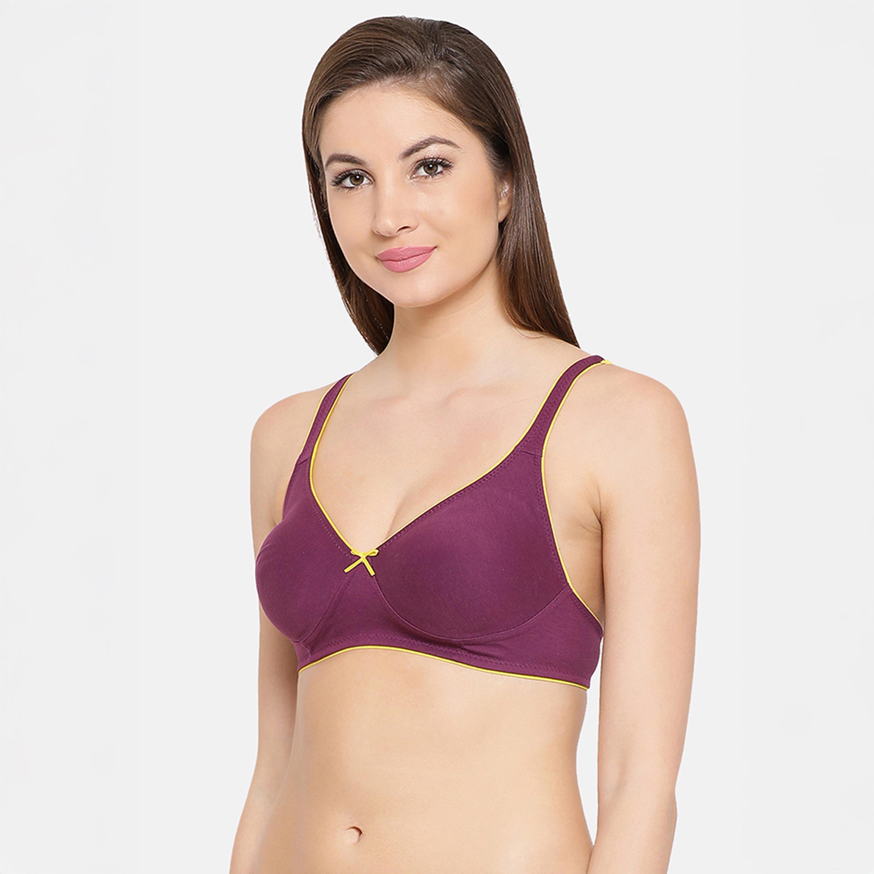 عبوة 2 حمالة صدر يومية غير مبطنة، بدون سلك، بدمي كاب من كلوفيا-women-clothing-lingerie-bras-image-7
