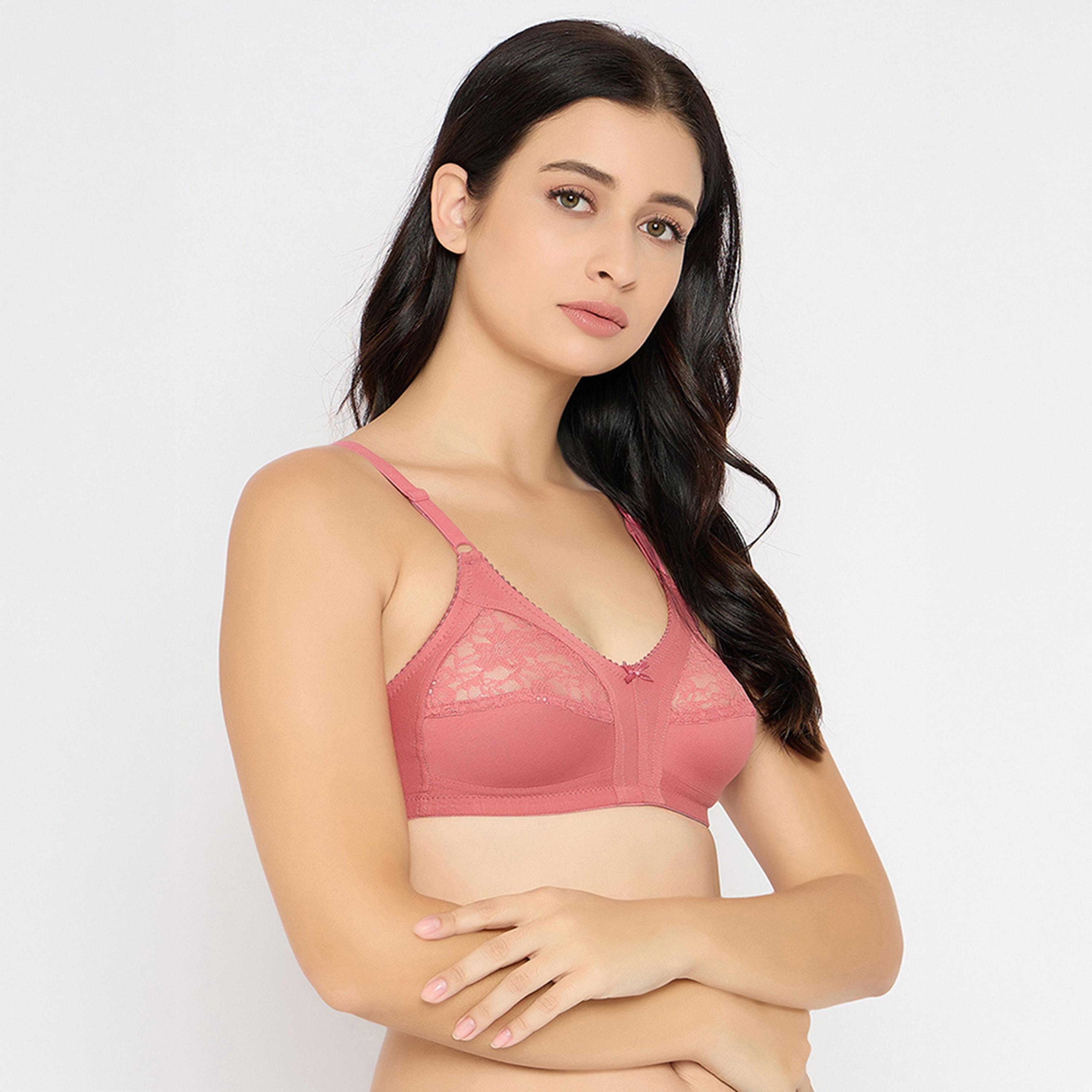 Clovia Pack of 2 Non-Padded Non-Wired Full Coverage Full Women's Figure Bra - Cotton-women-clothing-lingerie-bras-image-9