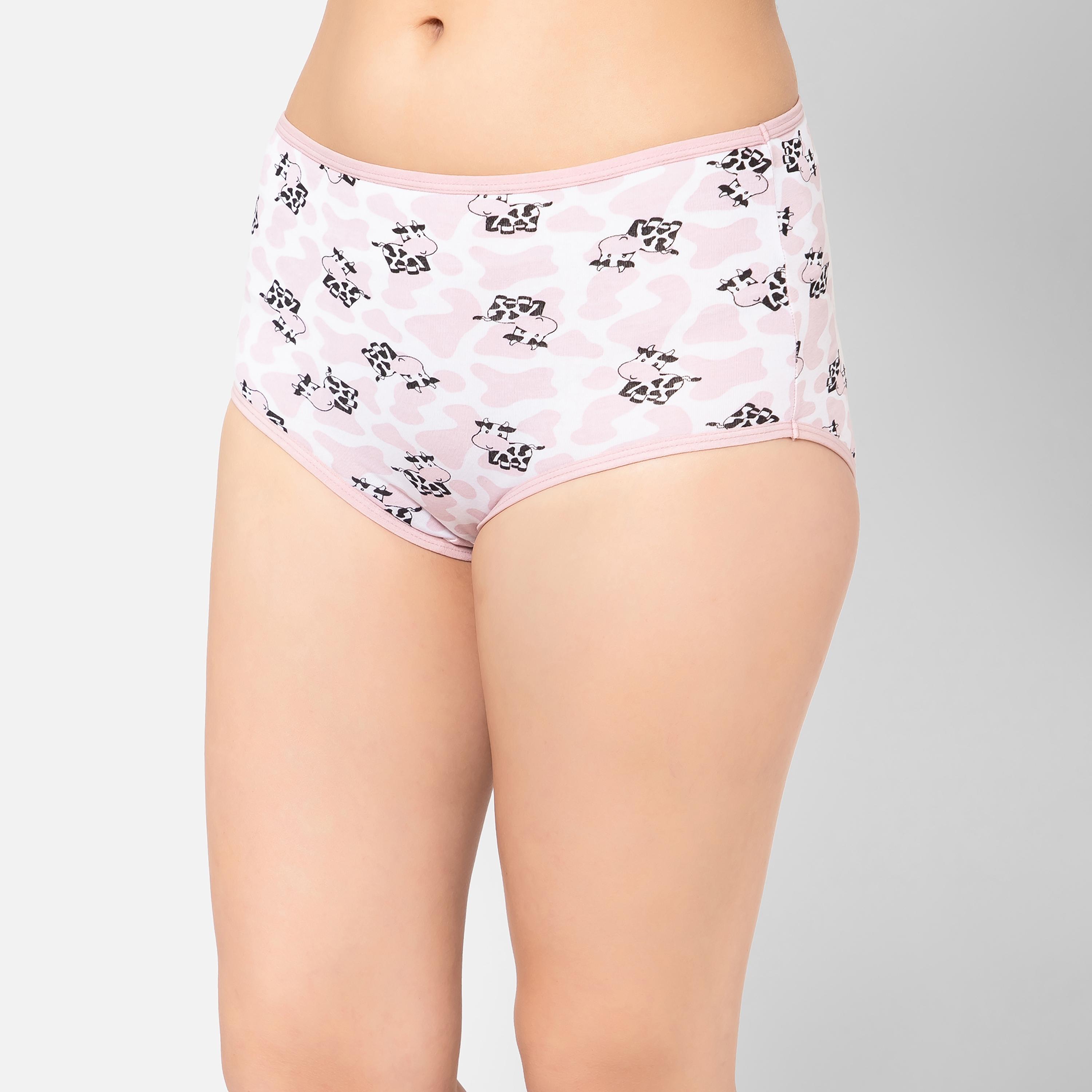Clovia Pack of 5 High Waist Printed Hipster Women's Panty - Cotton in Multicolour-women-clothing-lingerie-panties-image-15